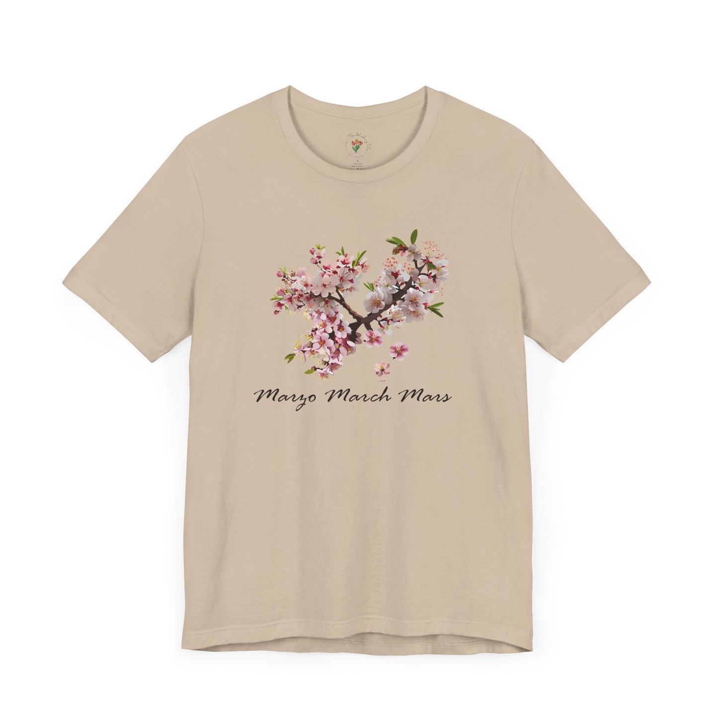 Cherry Blossom Unisex Tee - Nature-Inspired Spring Shirt for March Celebrations