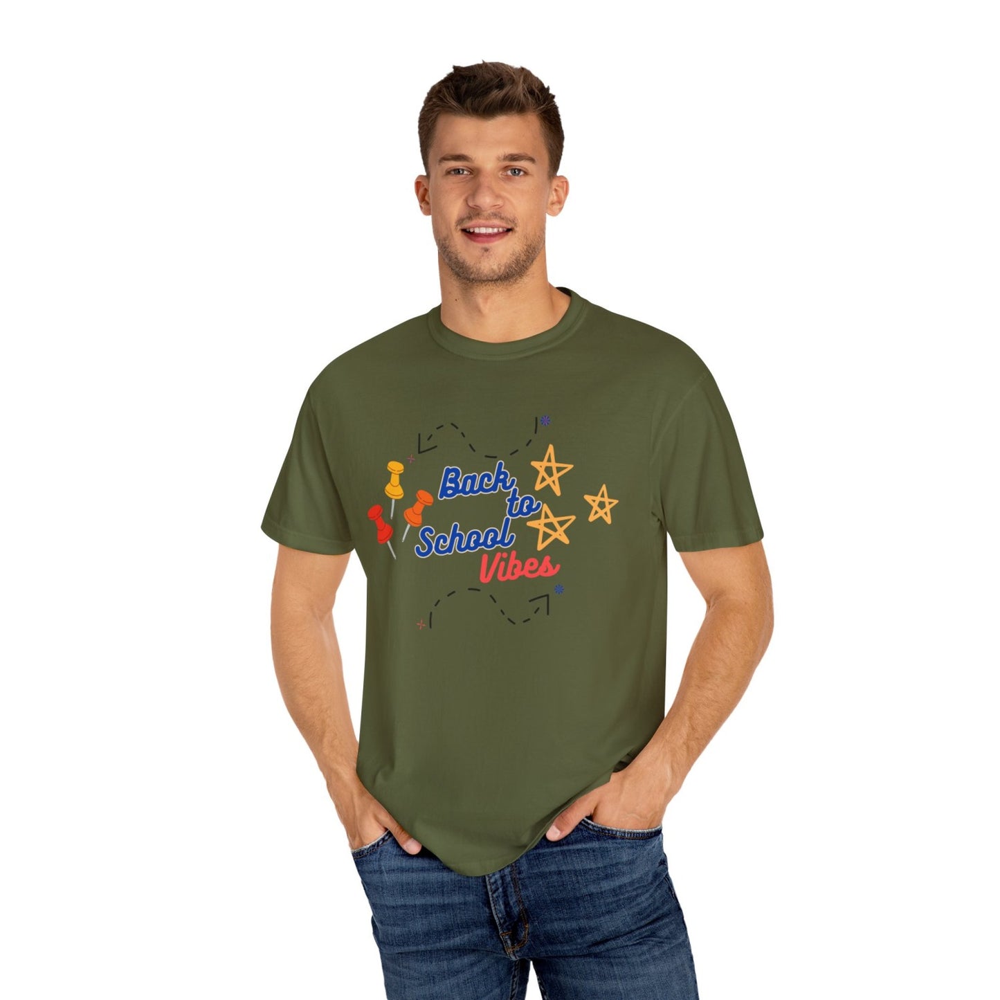 Back to School Vibes T-Shirt for Teacher or Principal