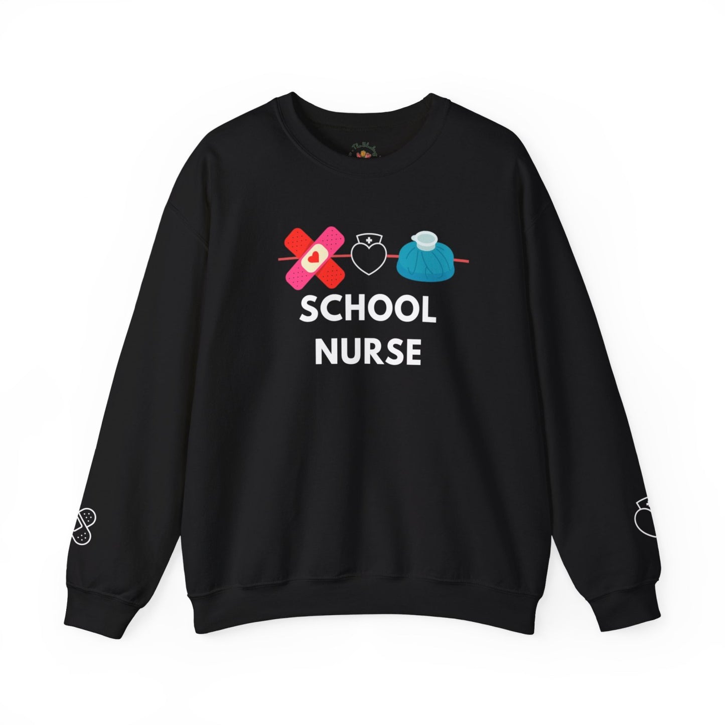 Comfy School Nurse Crewneck Sweatshirt