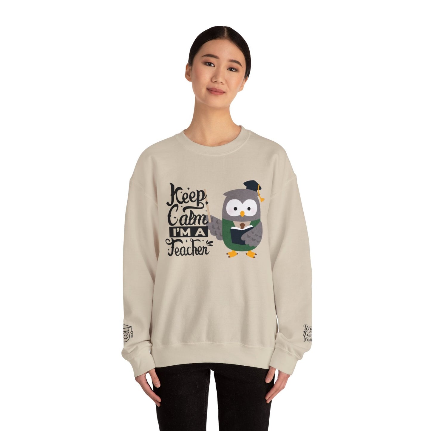 Comfy Teacher Crewneck Sweatshirt