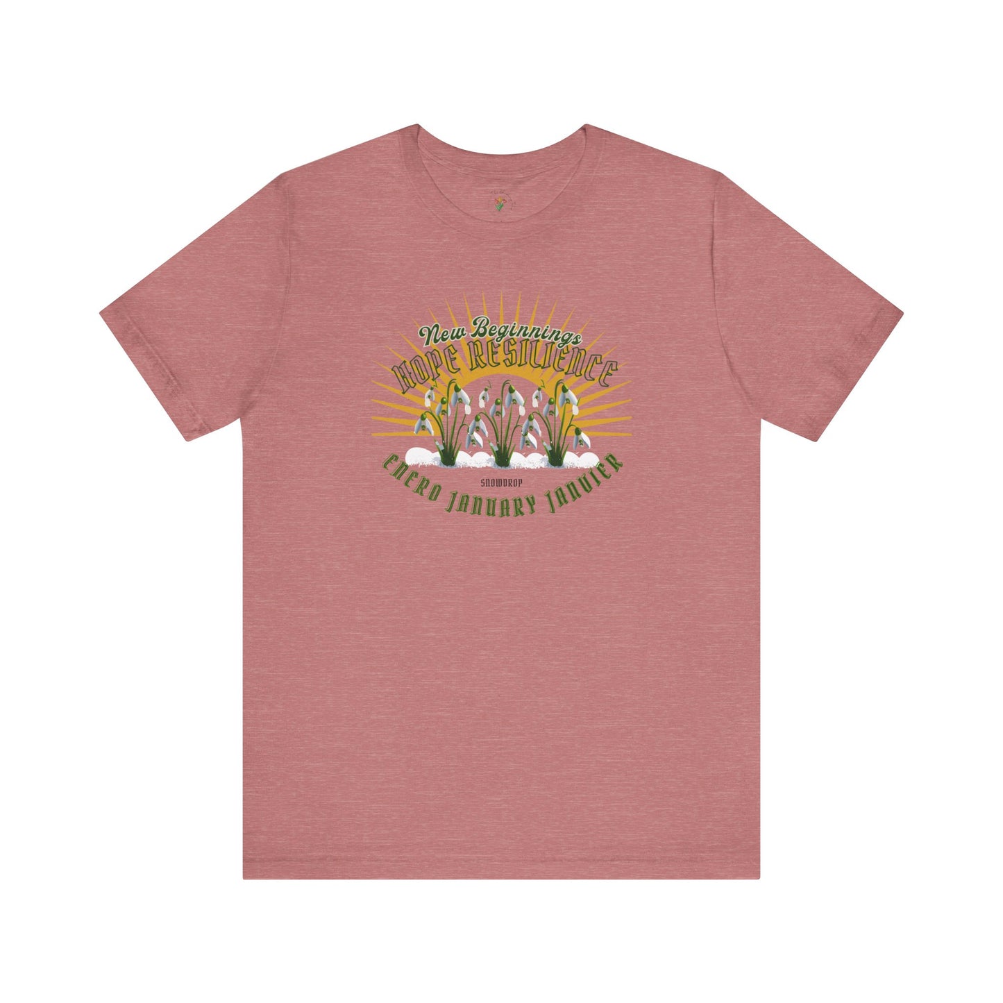 January Inspired Snowdrop Tee