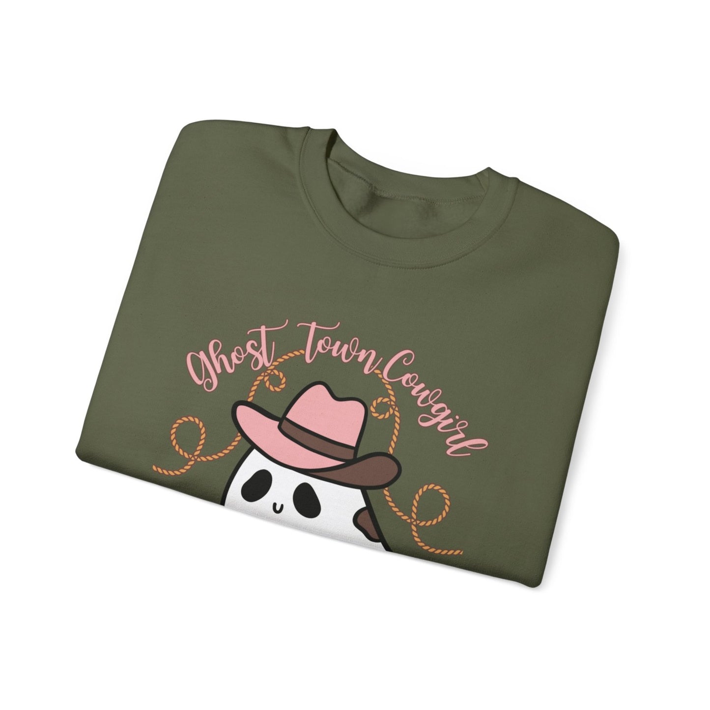 Western Inspired Halloween Heavy Blendâ„¢ Crewneck Sweatshirt