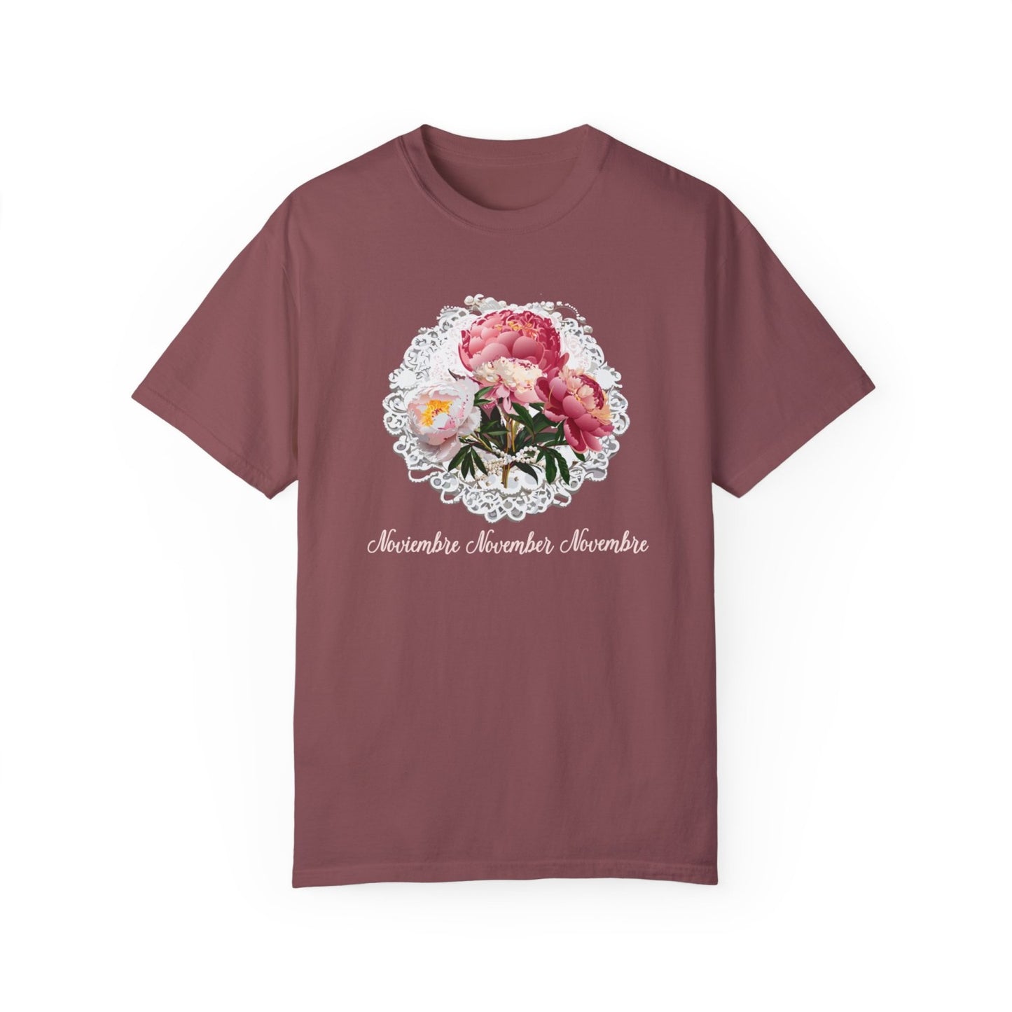 Comfy November Inspired Floral Tee