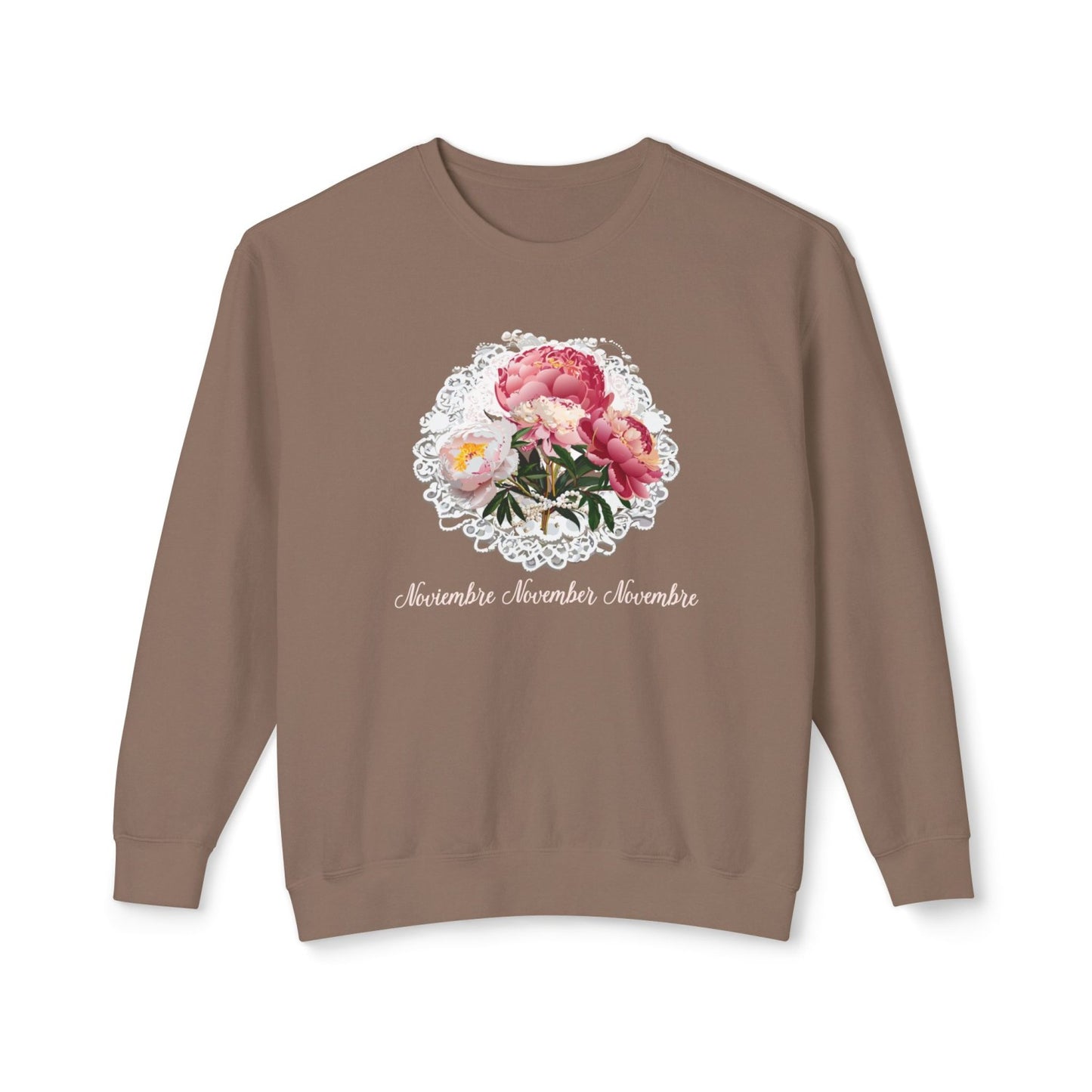 Cozy November Birth Flower Inspired Sweatshirt