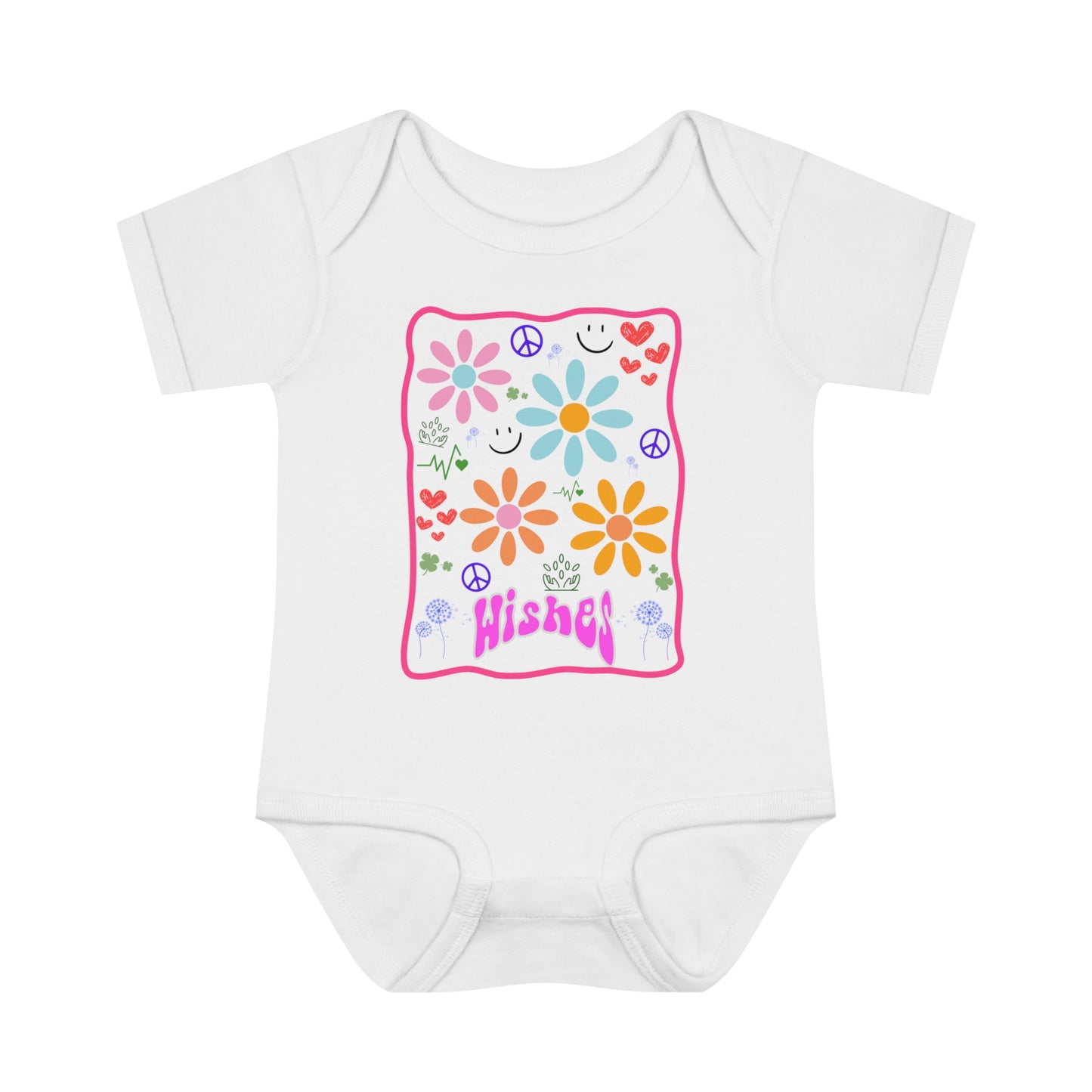 Joyful Wishes Infant Baby Rib Bodysuit