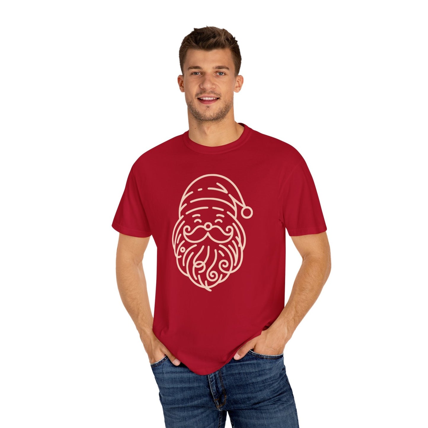 Comfy Minimalist Inspired Santa T-Shirt