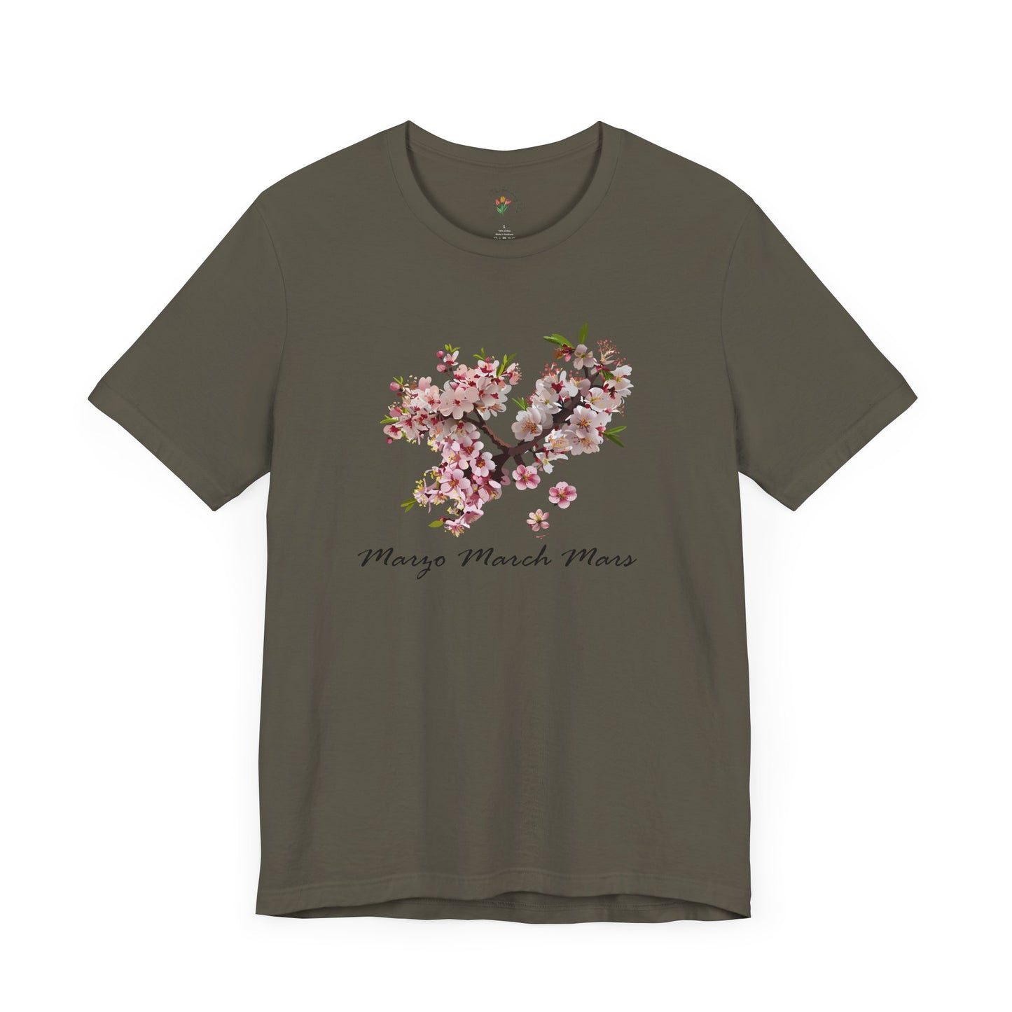 Cherry Blossom Unisex Tee - Nature-Inspired Spring Shirt for March Celebrations
