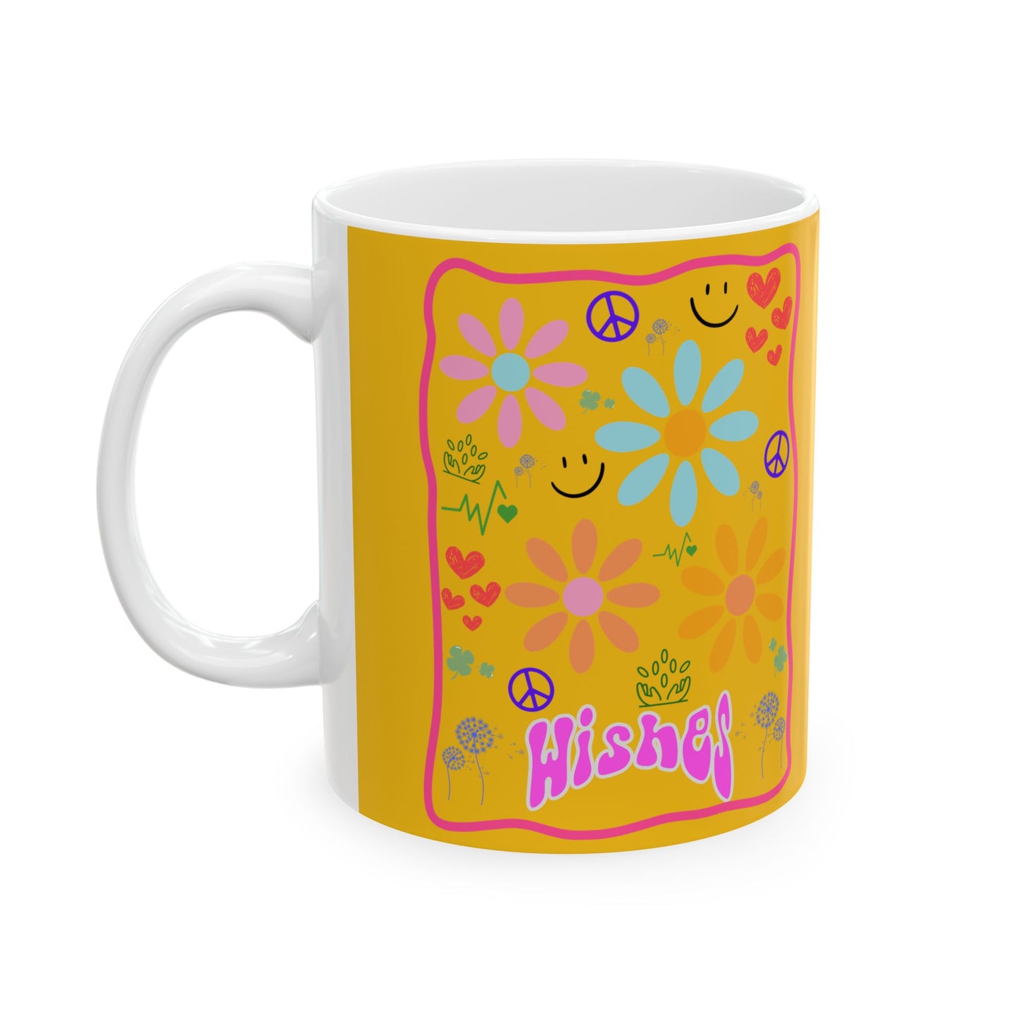 Wishes Sunshine Ceramic Mug, (11oz, 15oz)