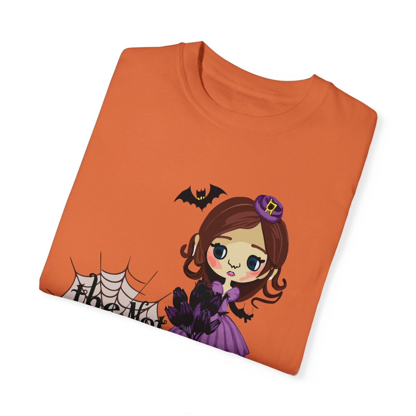 Vintage Inspired Halloween T-Shirt Featuring A Naughty Witch