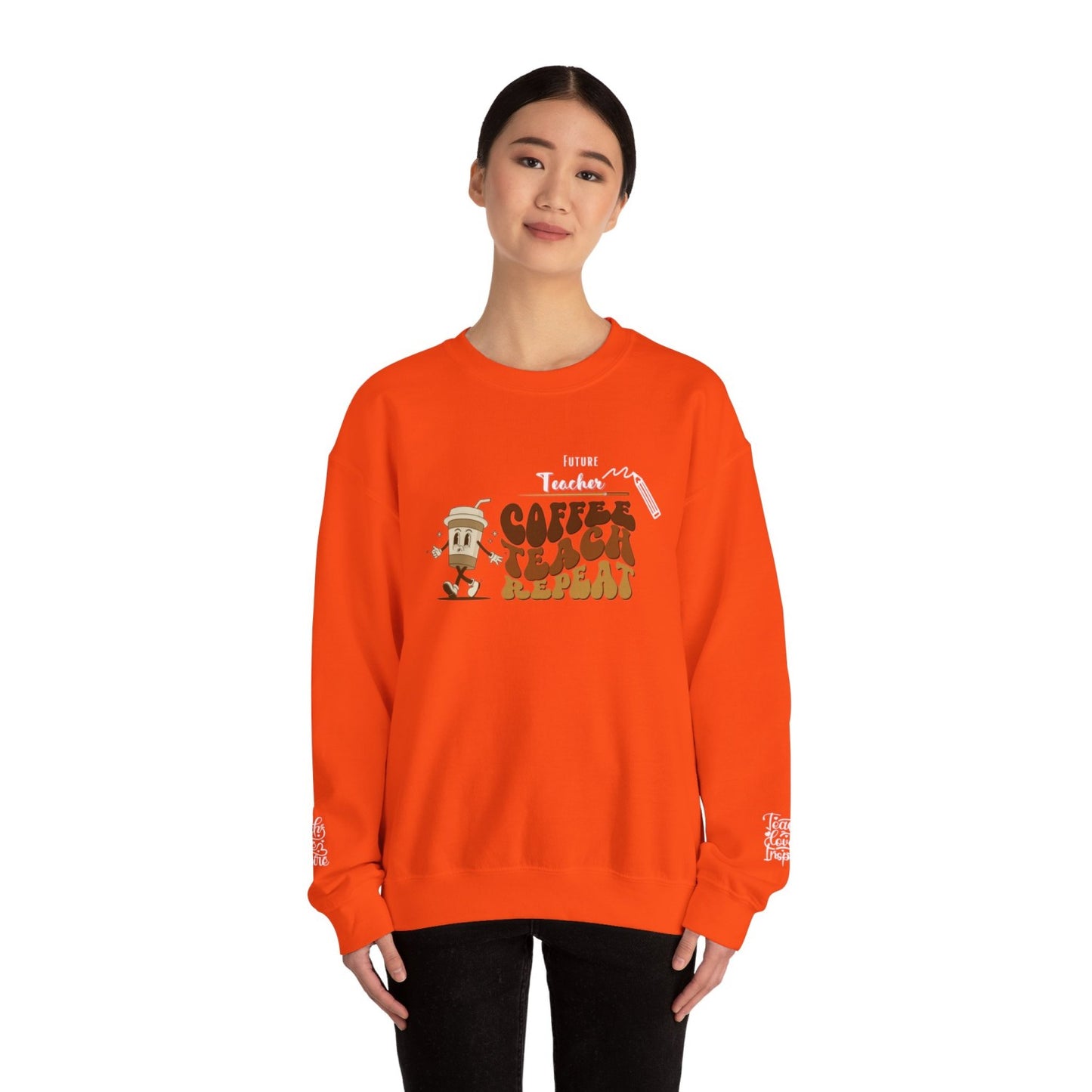 Comfy Future Teacher Crewneck Sweatshirt