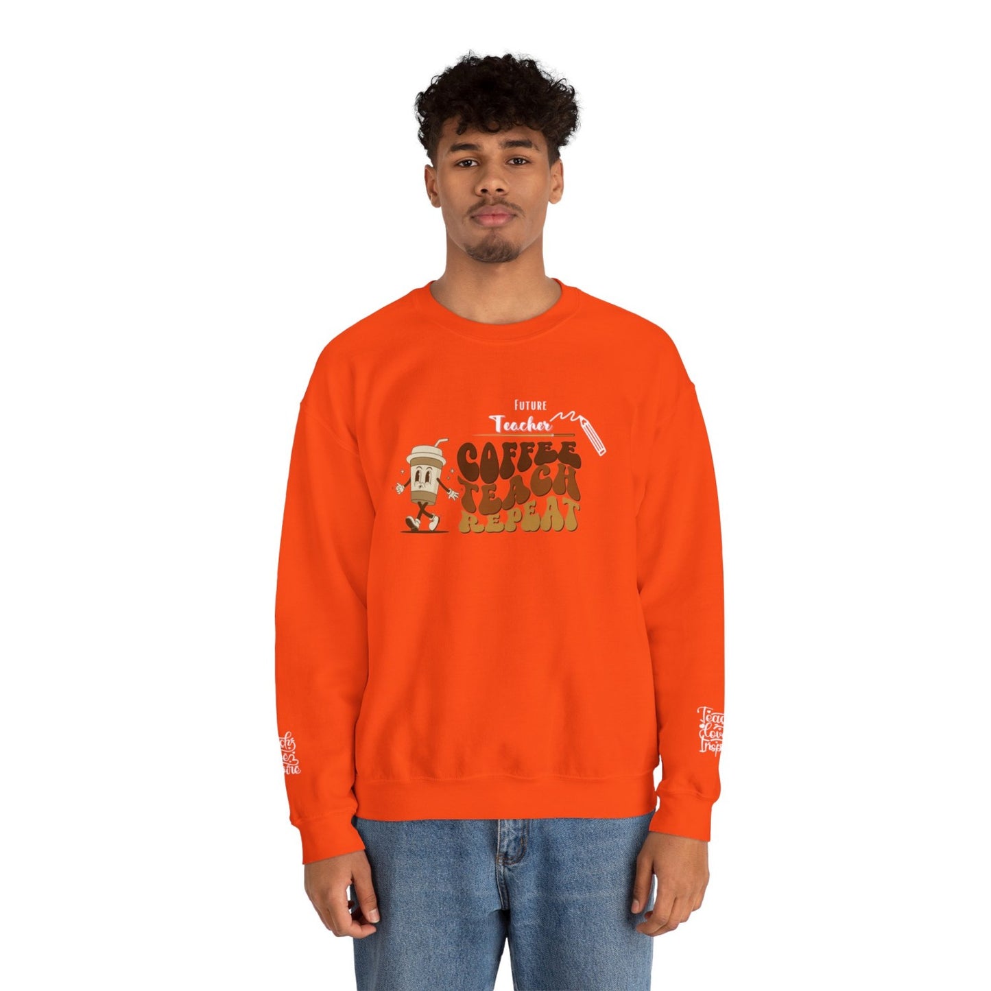 Comfy Future Teacher Crewneck Sweatshirt