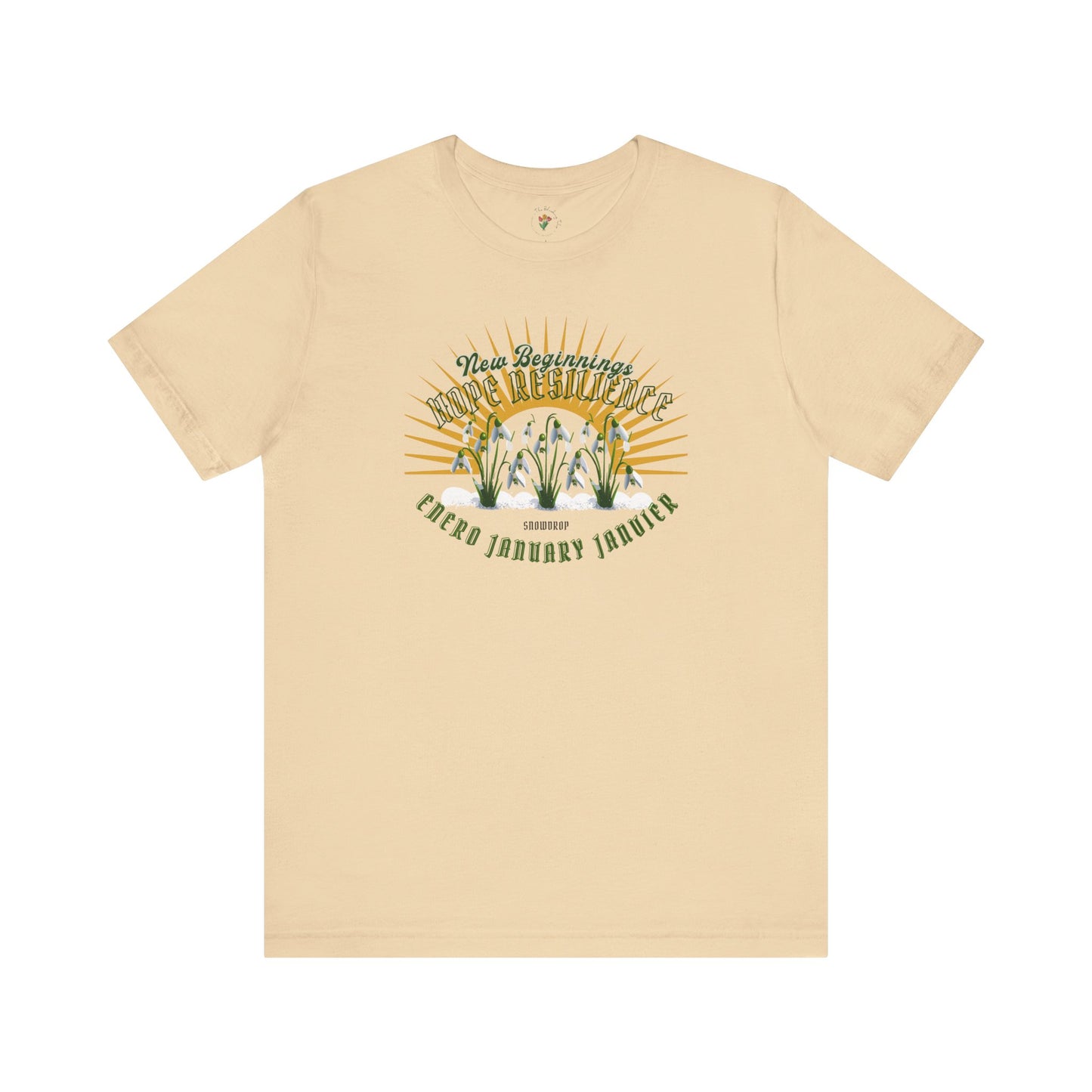 January Inspired Snowdrop Tee