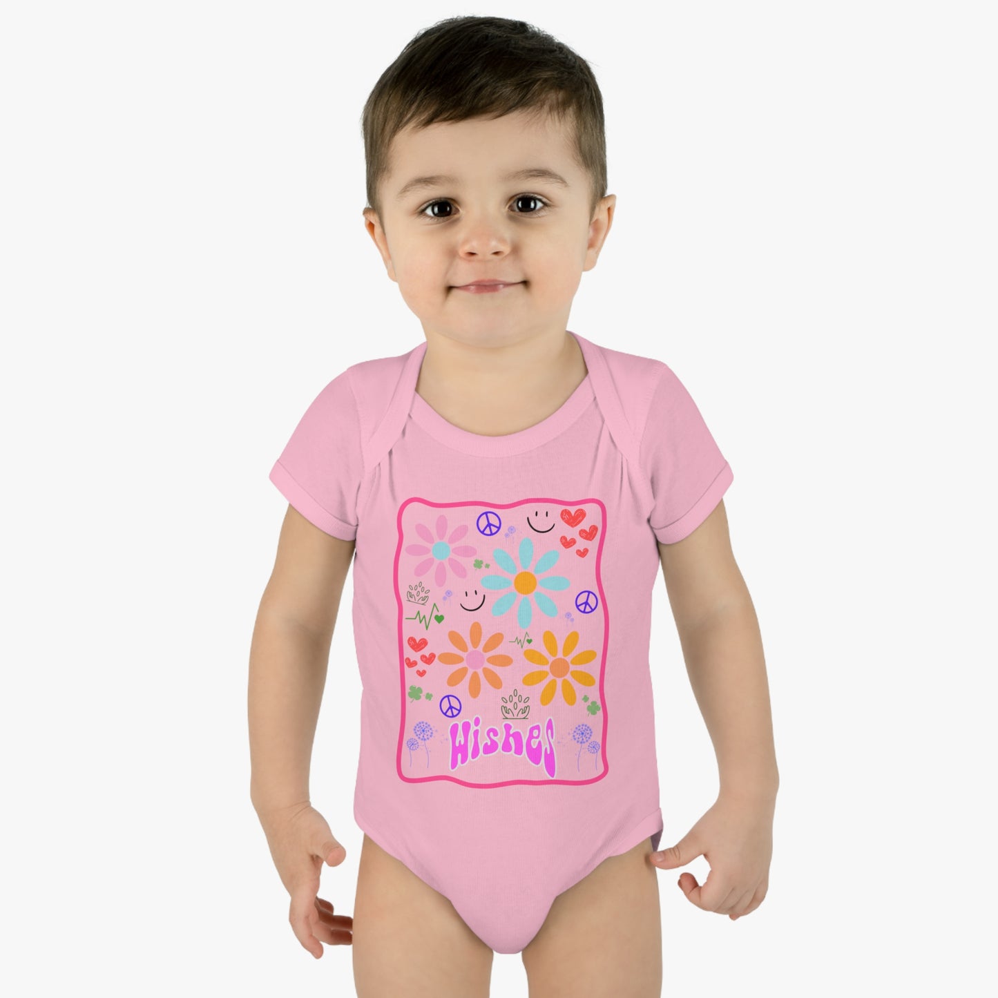 Joyful Wishes Infant Baby Rib Bodysuit
