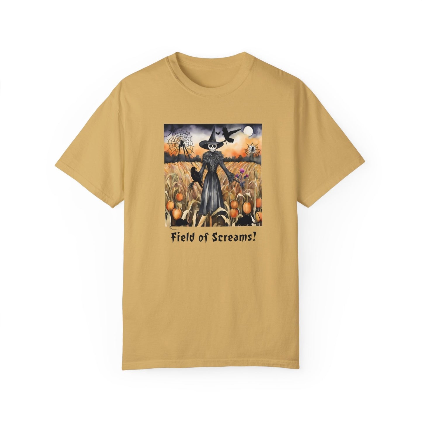 Vintage Inspired Halloween T-Shirt Featuring Scarecrow