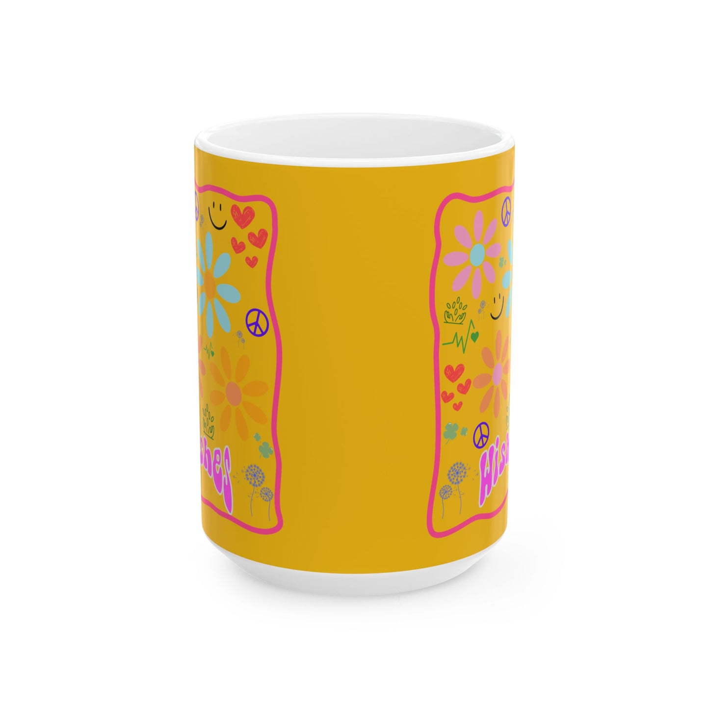 Wishes Sunshine Ceramic Mug, (11oz, 15oz)