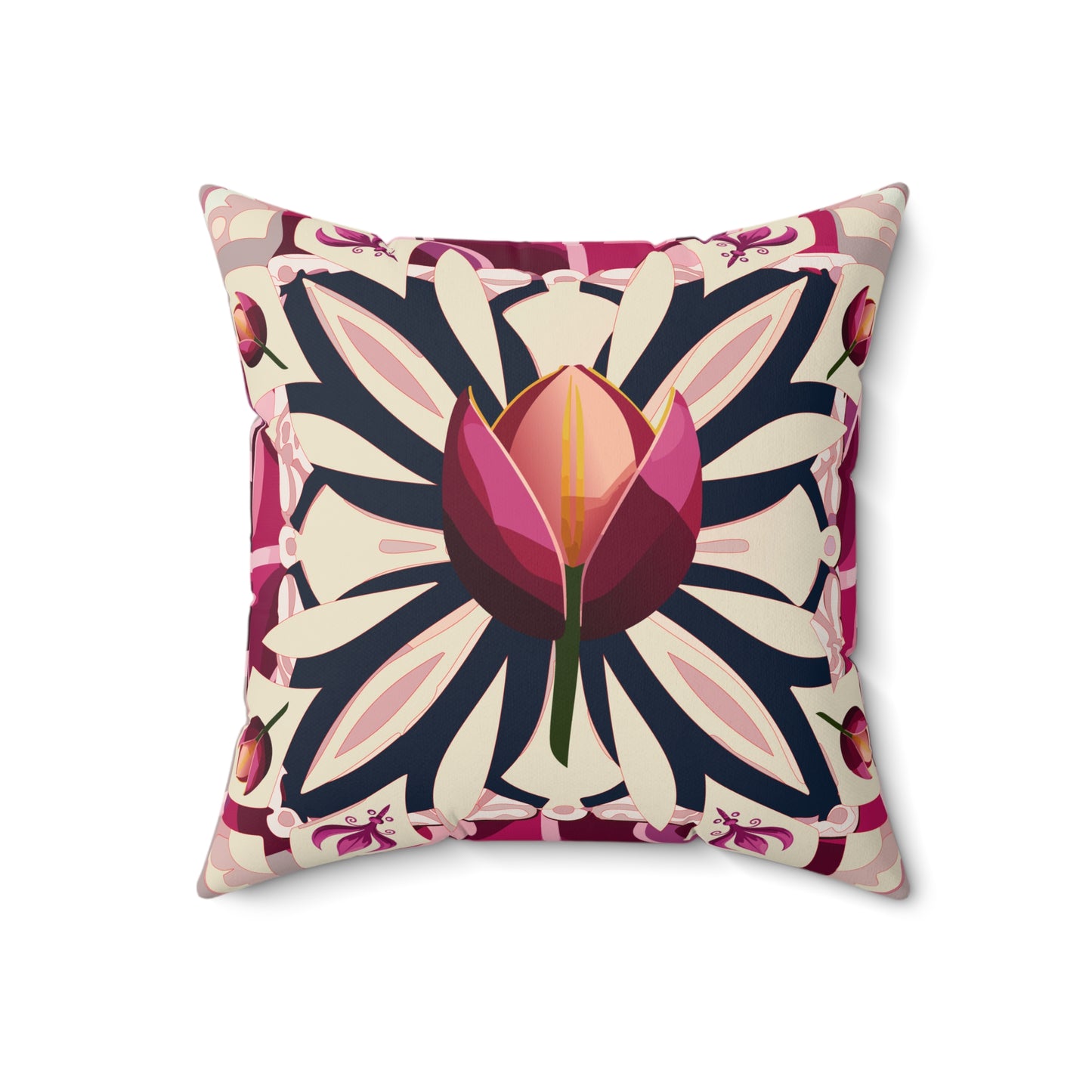 Faux Suede Square Pillow