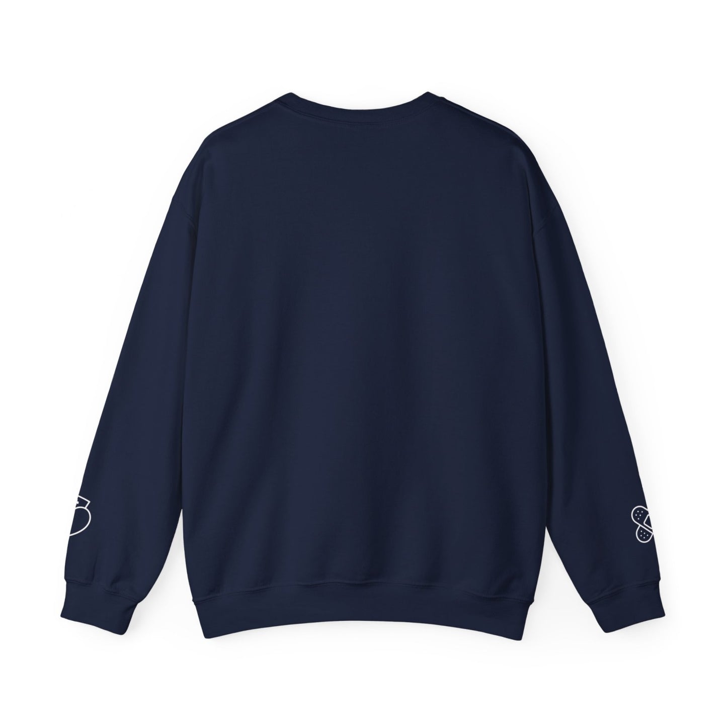 Comfy School Nurse Crewneck Sweatshirt