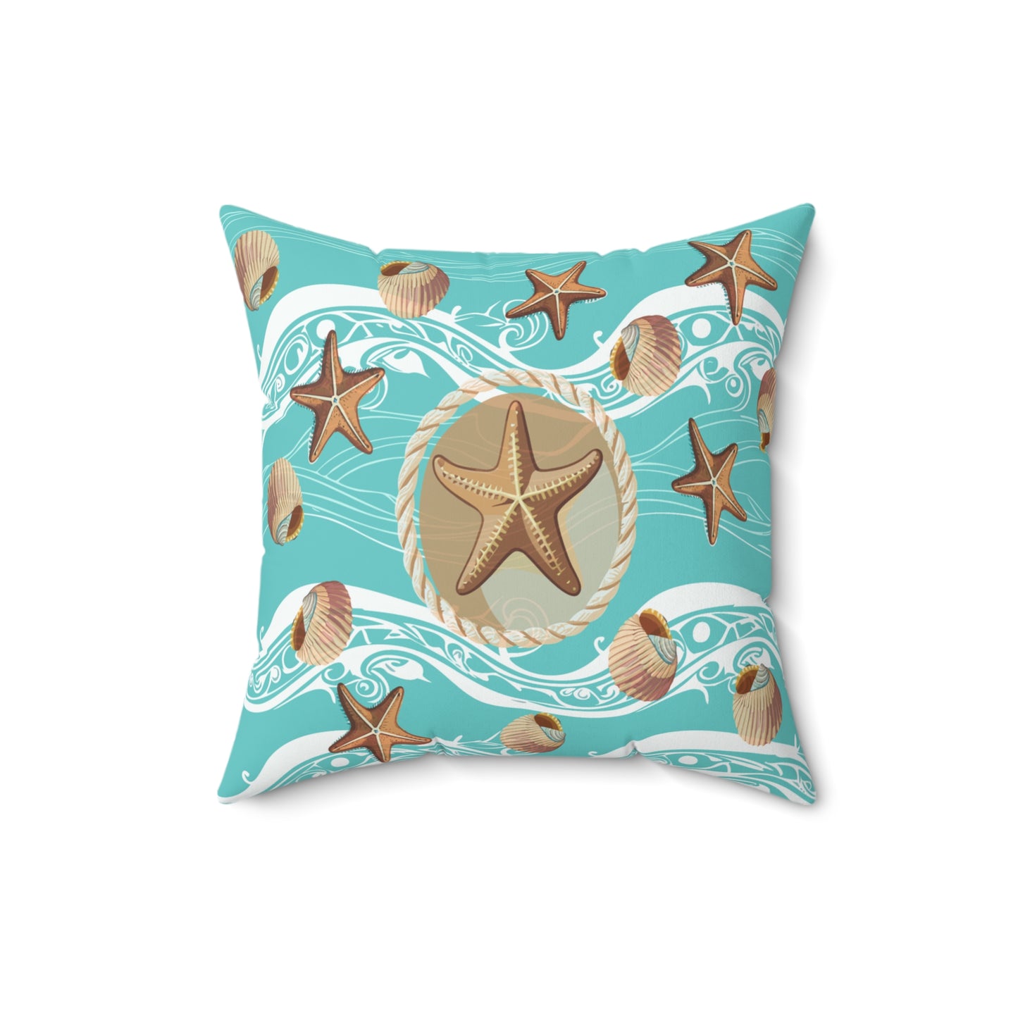 Nautical Inspired Square Pillow