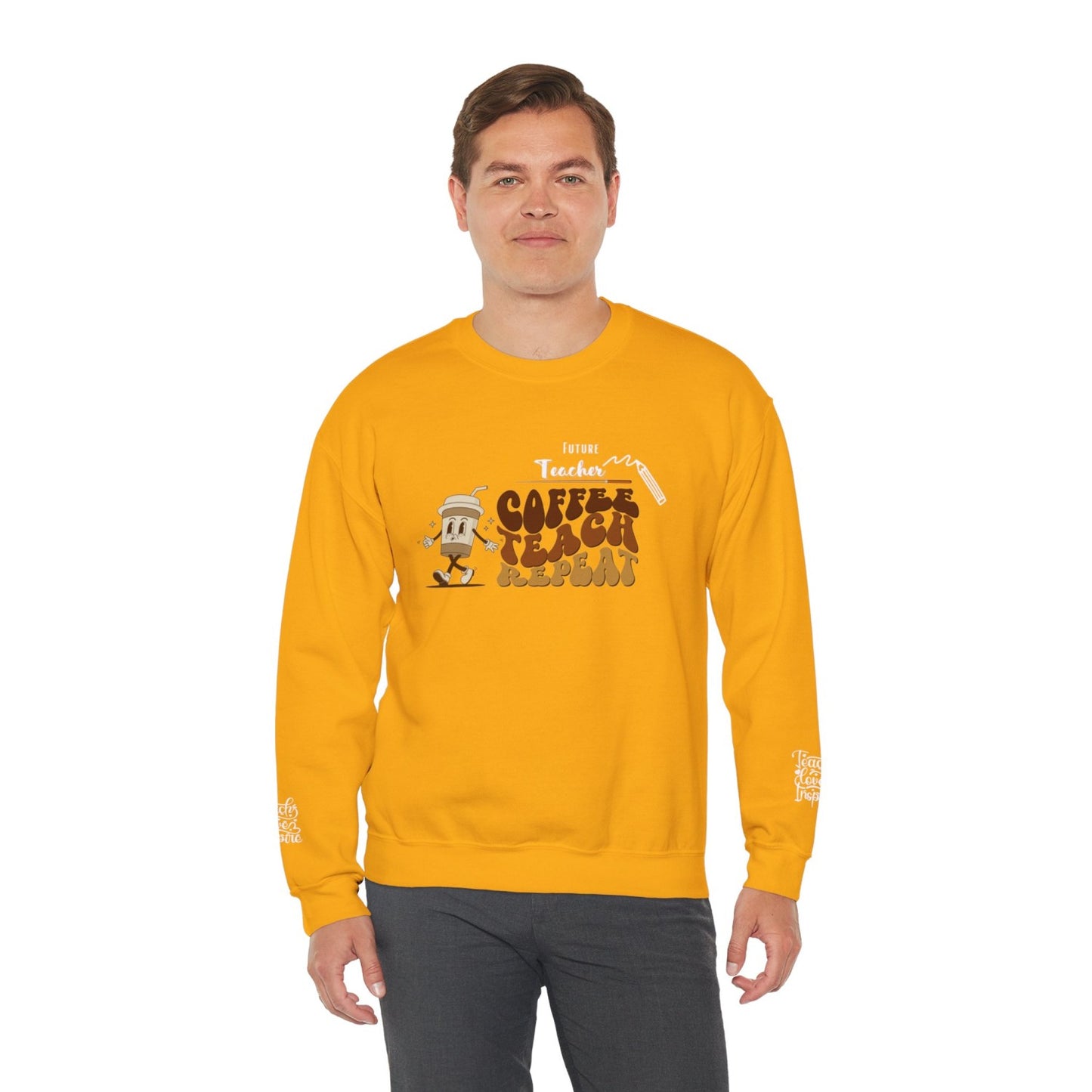 Comfy Future Teacher Crewneck Sweatshirt