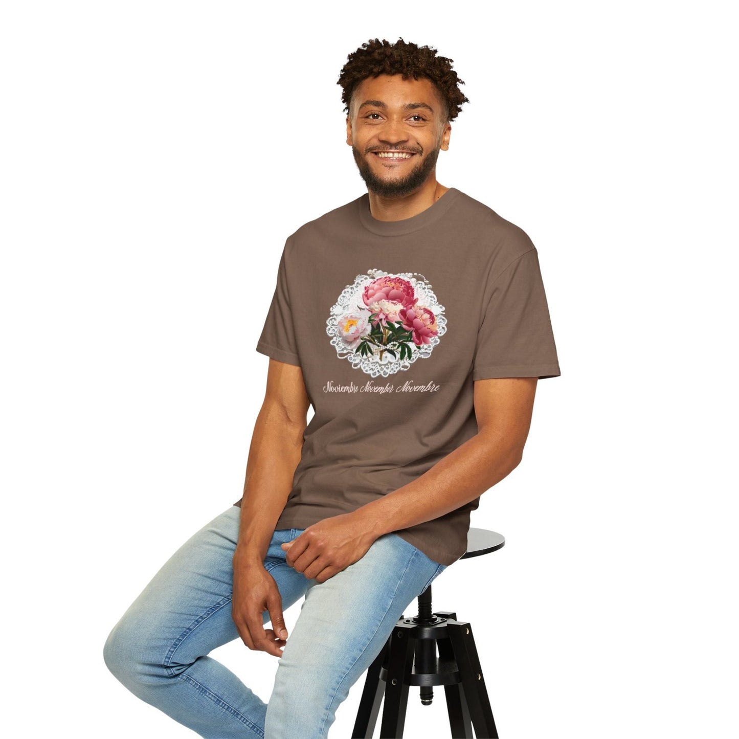 Comfy November Inspired Floral Tee