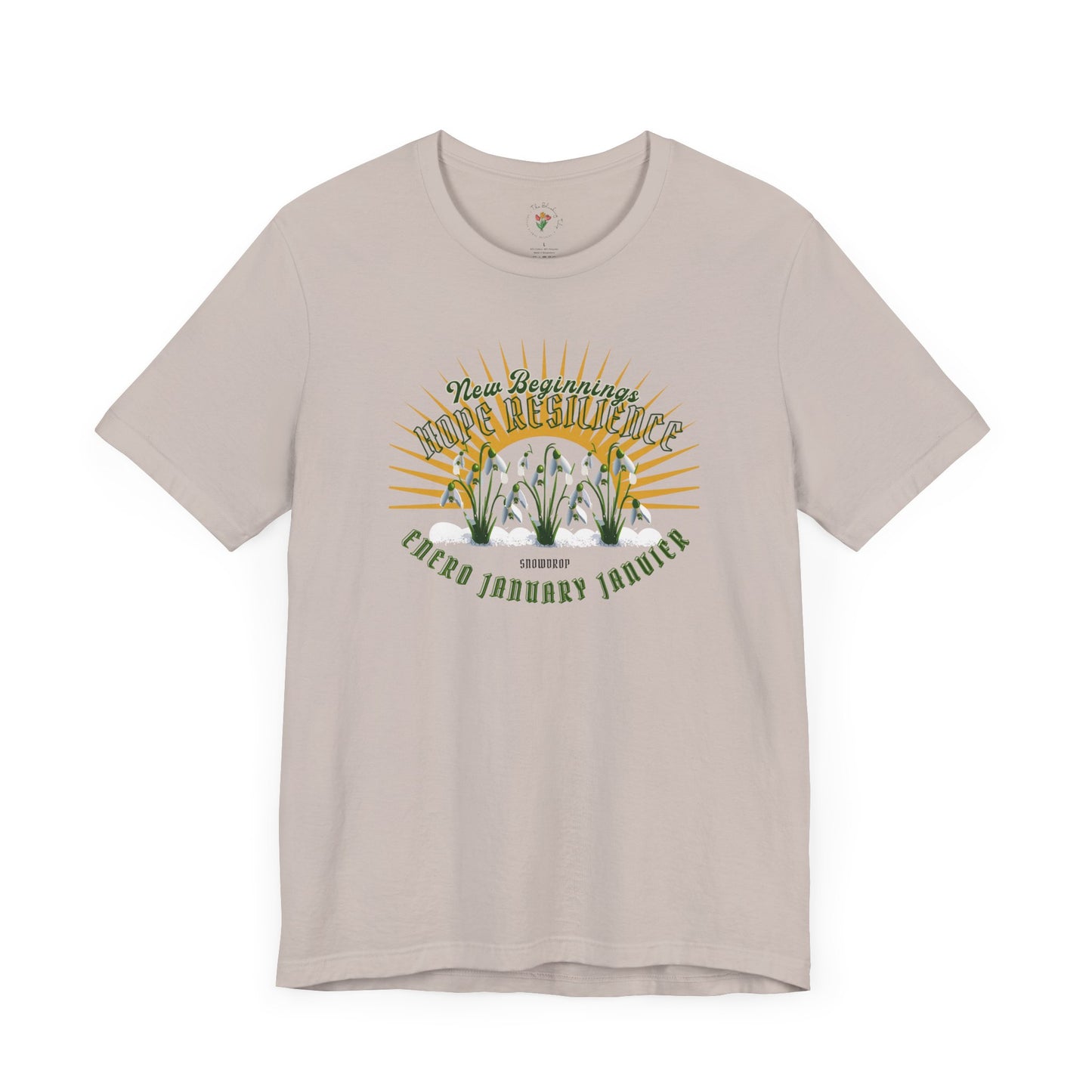 January Inspired Snowdrop Tee