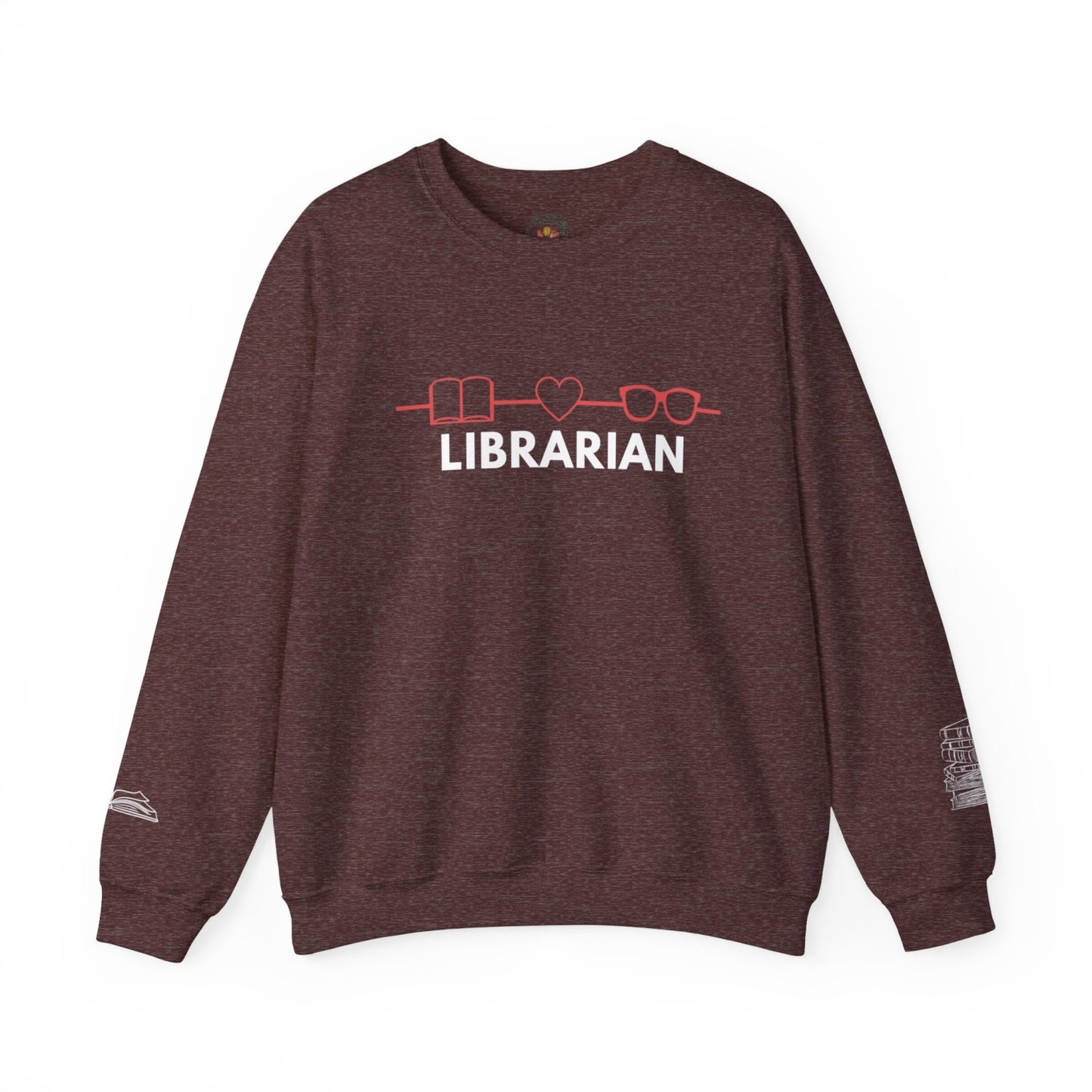 Comfy Librarian Crewneck Sweatshirt