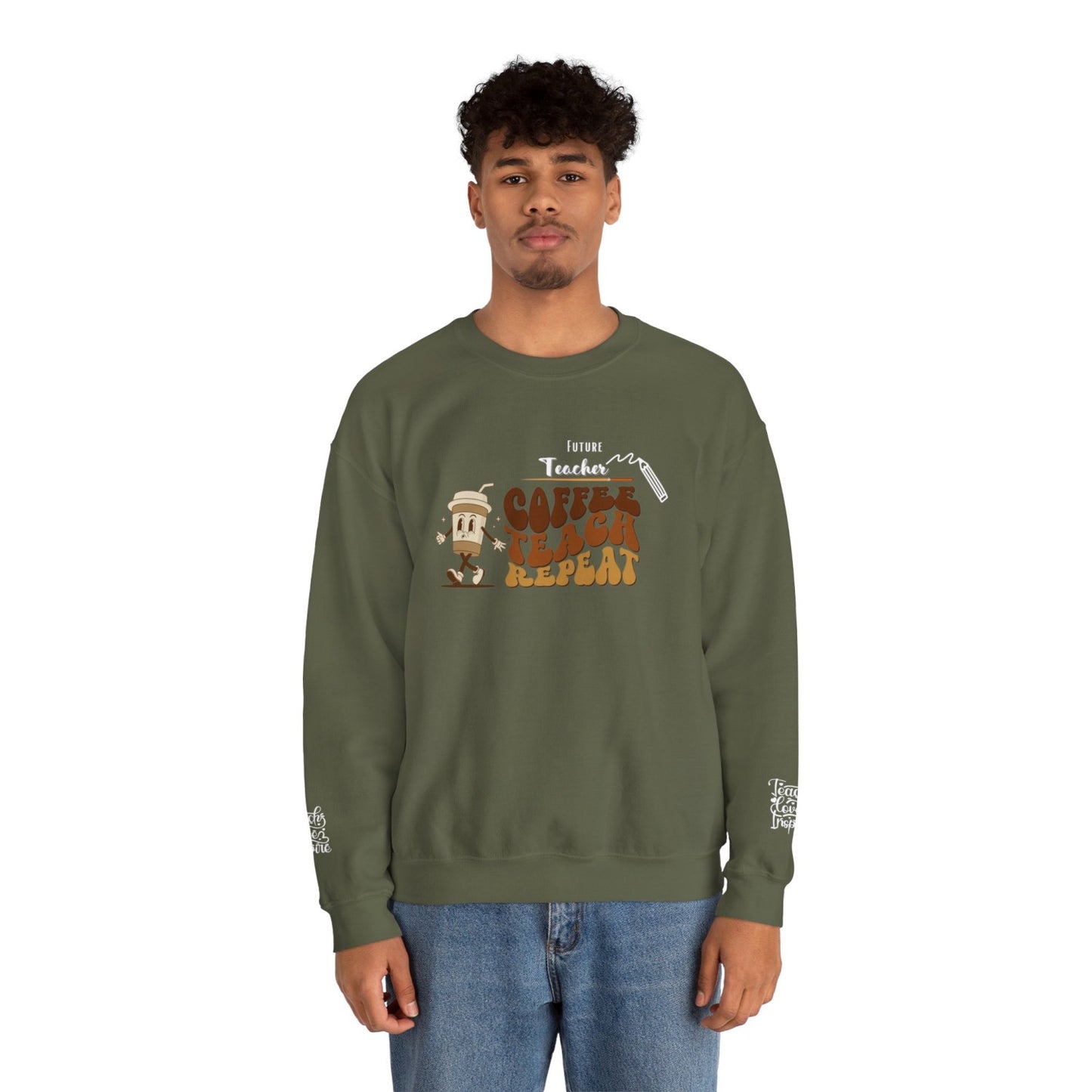Comfy Future Teacher Crewneck Sweatshirt