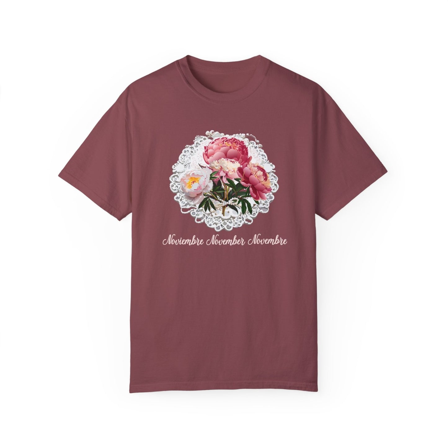 Comfy November Inspired Floral Tee