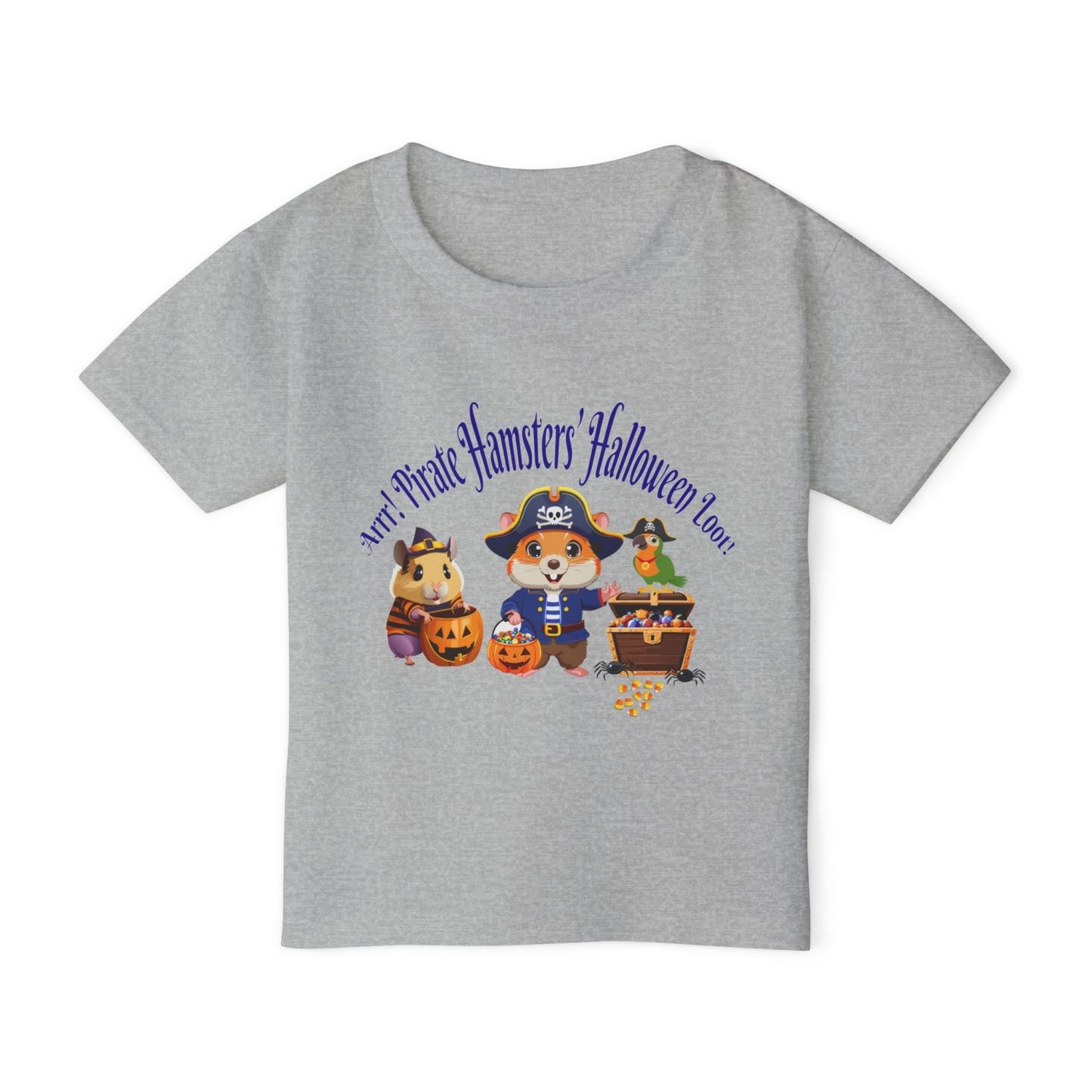 Halloween Inspired Pirate Heavy Cottonâ„¢ Toddler T-shirt