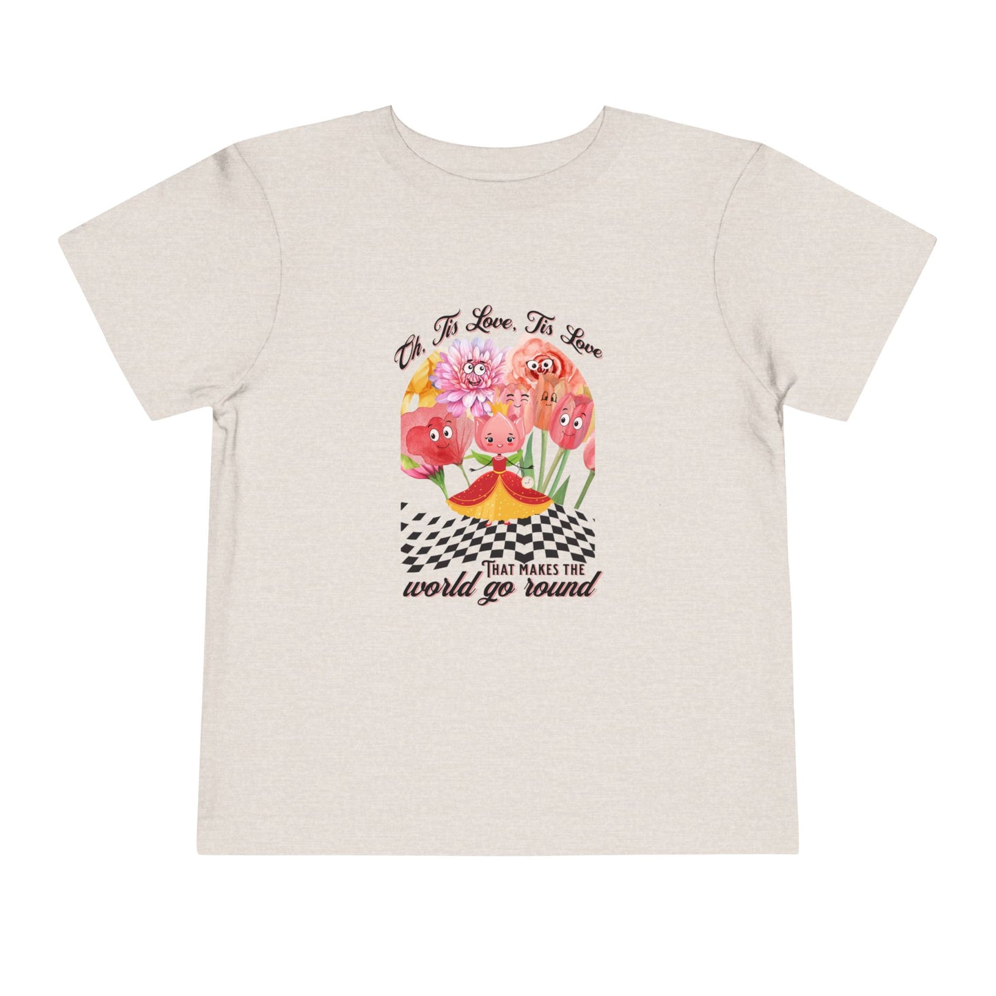 Floral Wonderland Inspired Toddler Short Sleeve Tee