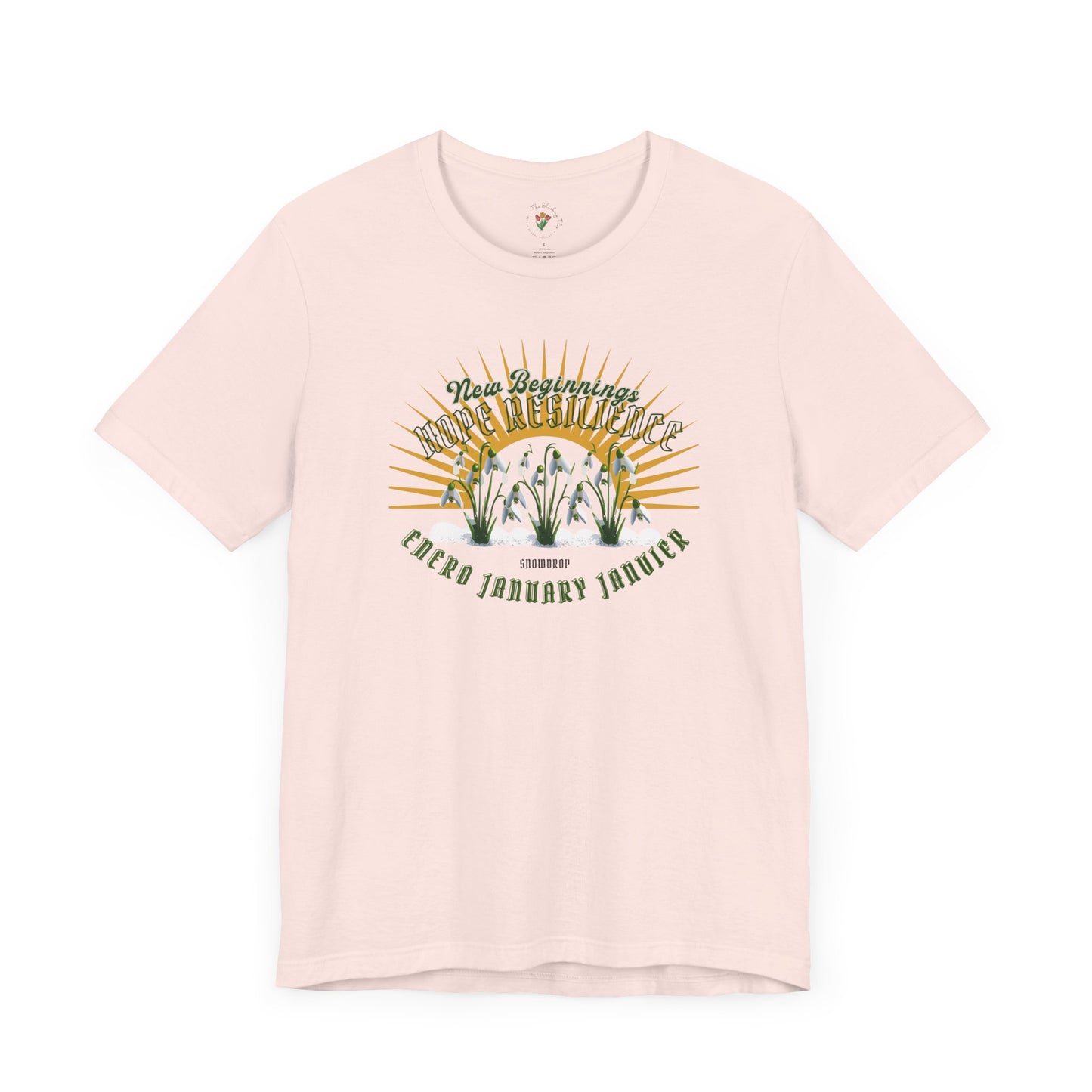 January Inspired Snowdrop Tee