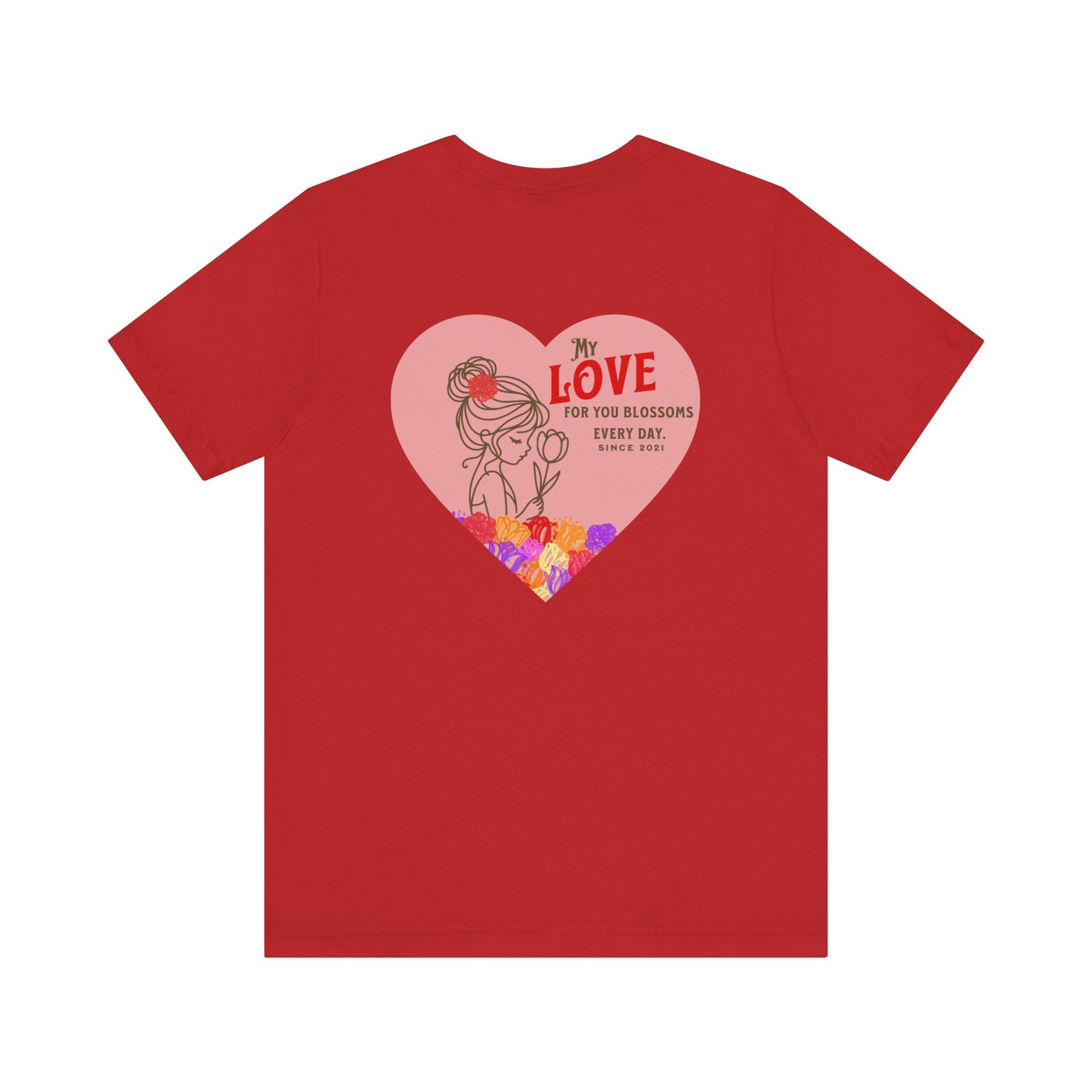 Love In Full Bloom Double-Sided Tee
