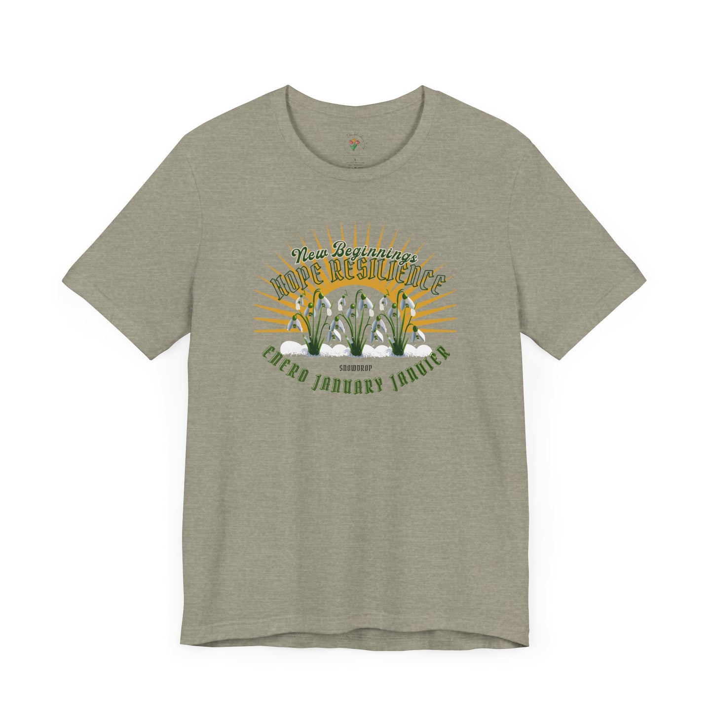 January Inspired Snowdrop Tee