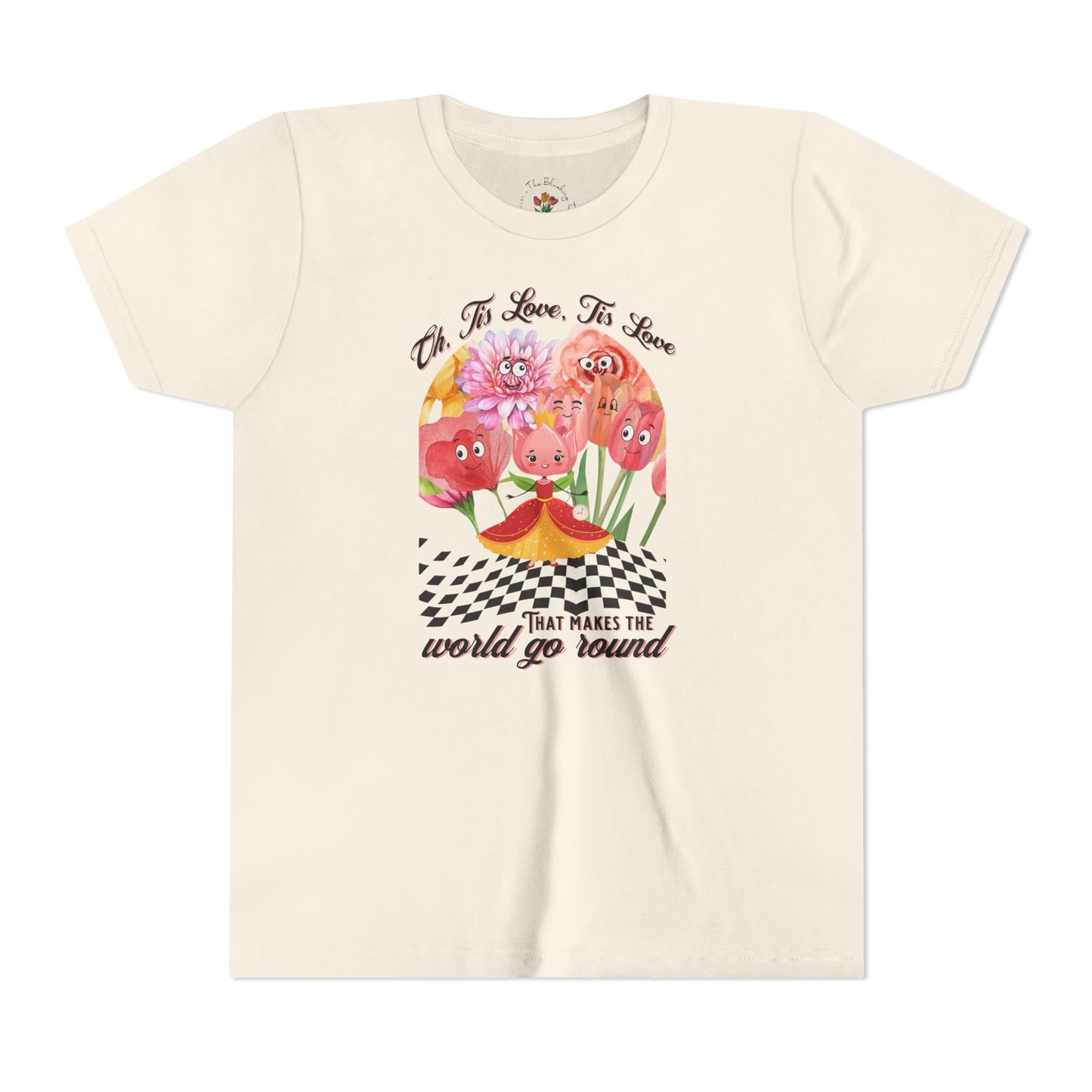 Floral Wonderland Inspired Youth Short Sleeve Tee