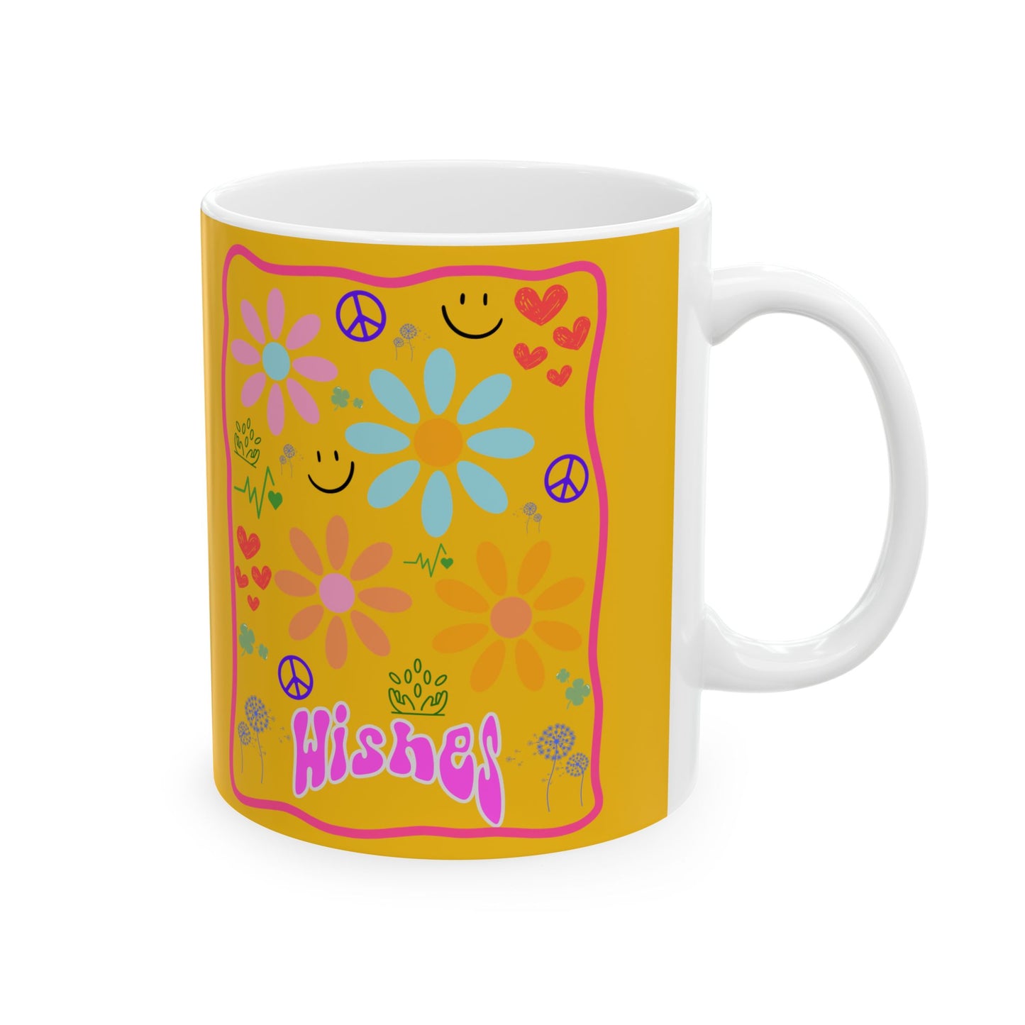 Wishes Sunshine Ceramic Mug, (11oz, 15oz)