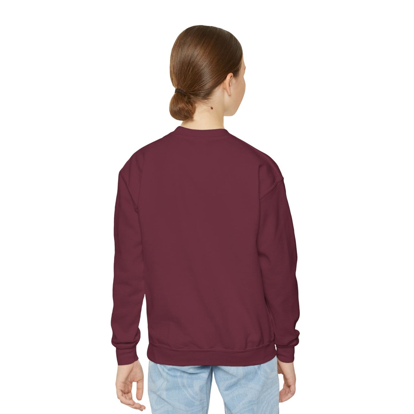 Cozy Youth Crewneck Sweatshirt Featuring Skater Hammies