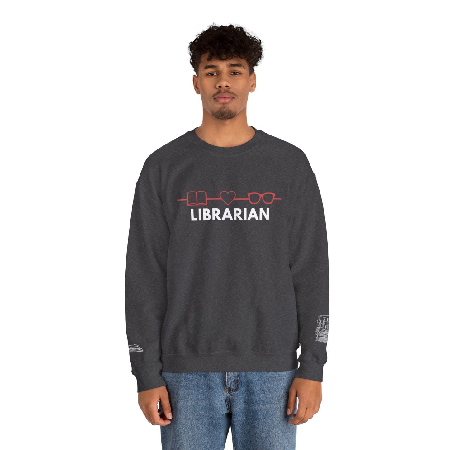 Comfy Librarian Crewneck Sweatshirt