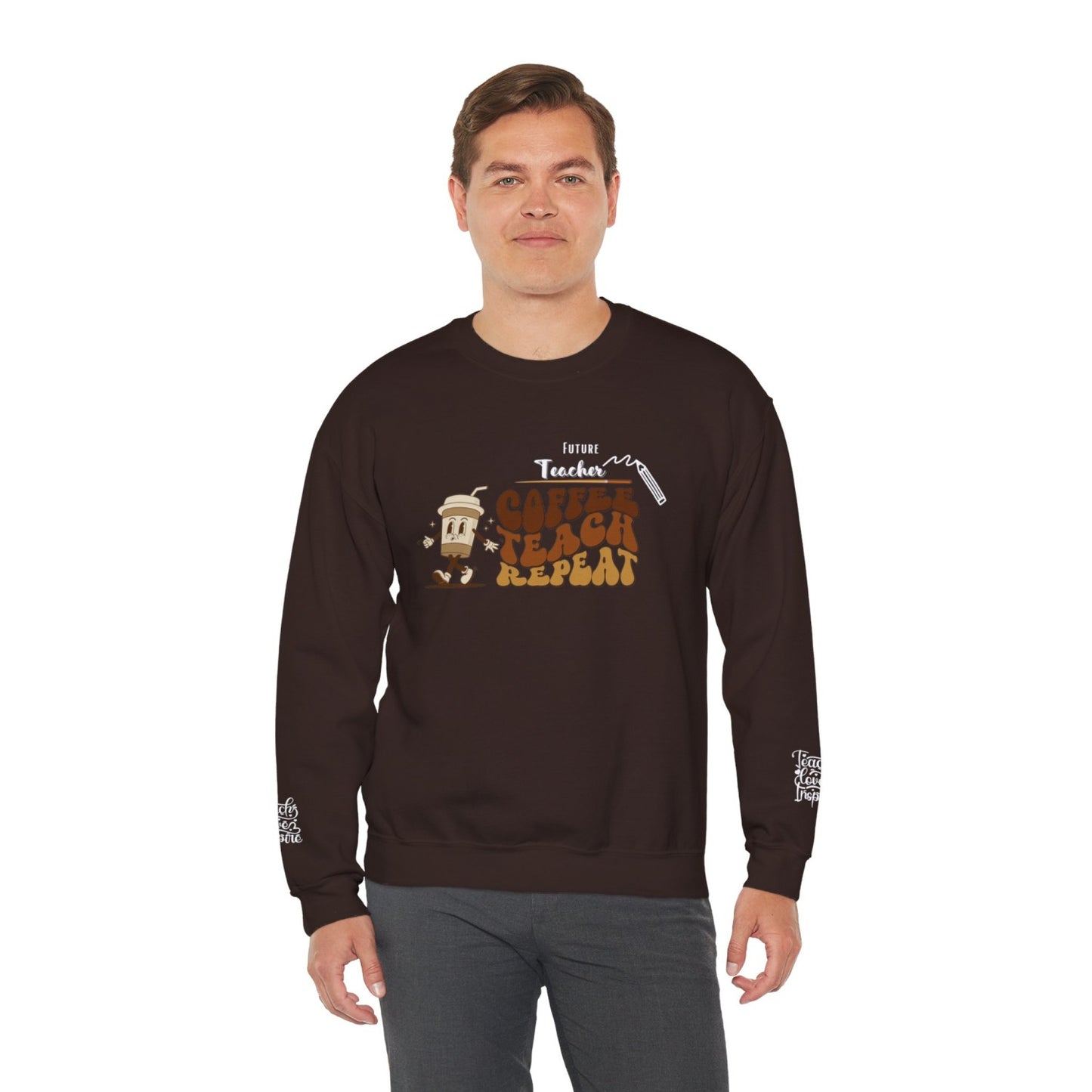 Comfy Future Teacher Crewneck Sweatshirt