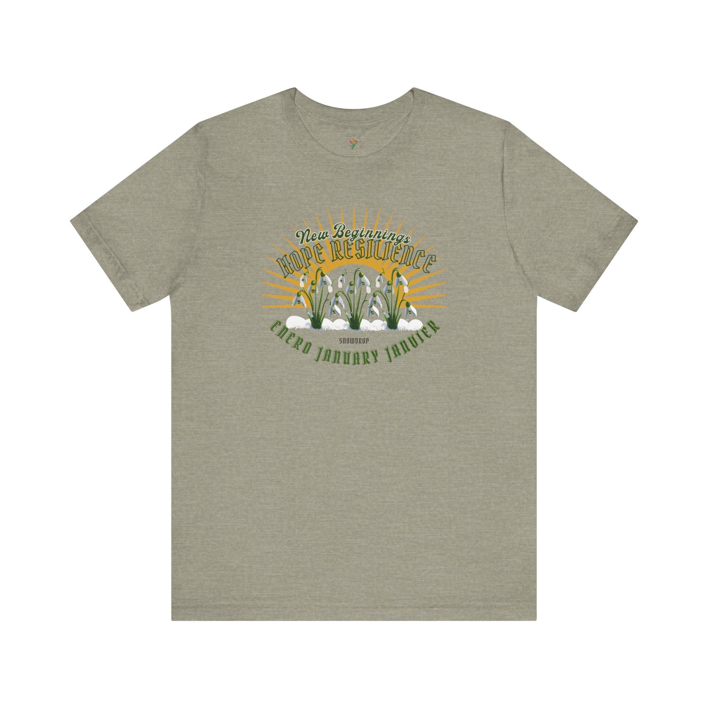 January Inspired Snowdrop Tee