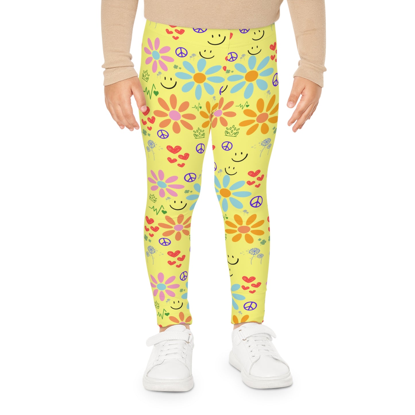 Wishes Collection Kids Leggings (in Yellow)