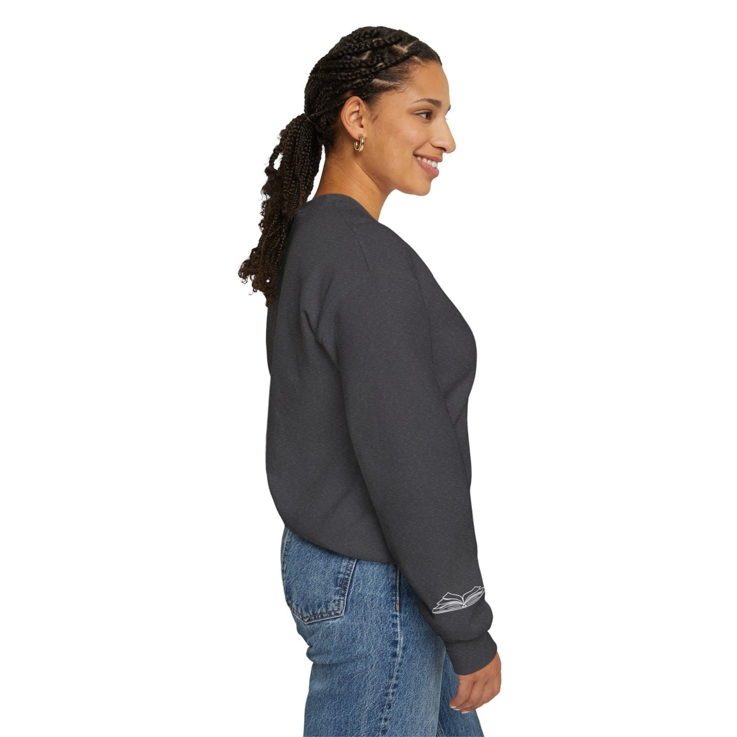 Comfy Librarian Crewneck Sweatshirt