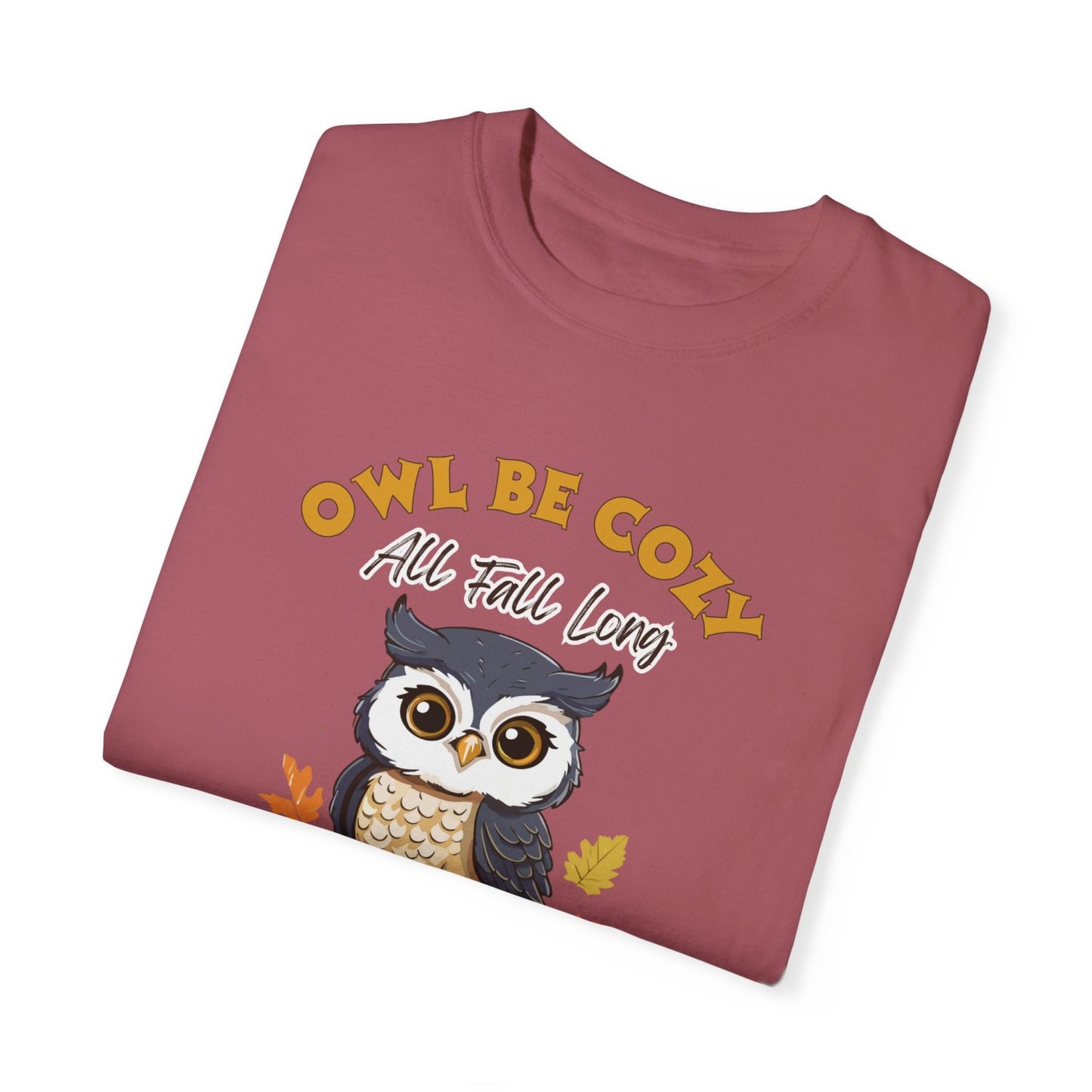 Comfy Fall Tee Featuring Smart Owl