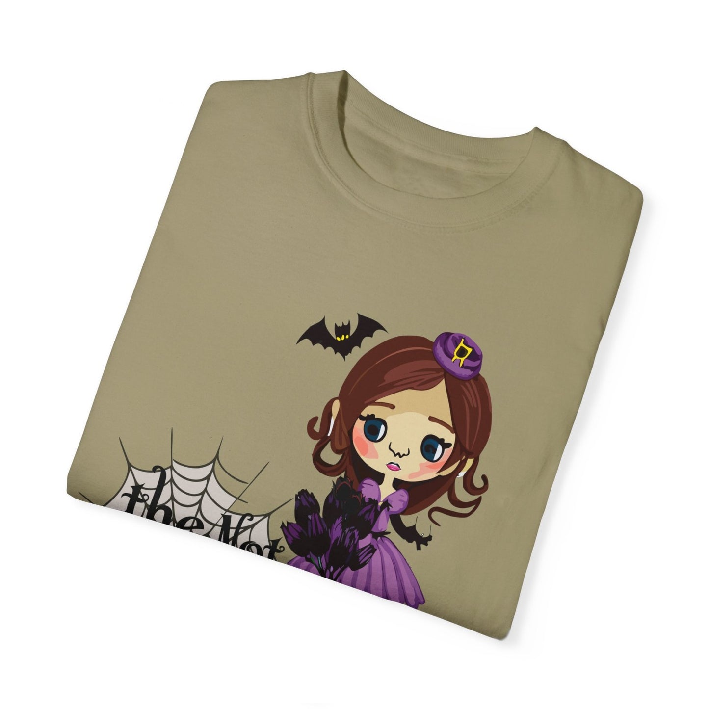 Vintage Inspired Halloween T-Shirt Featuring A Naughty Witch