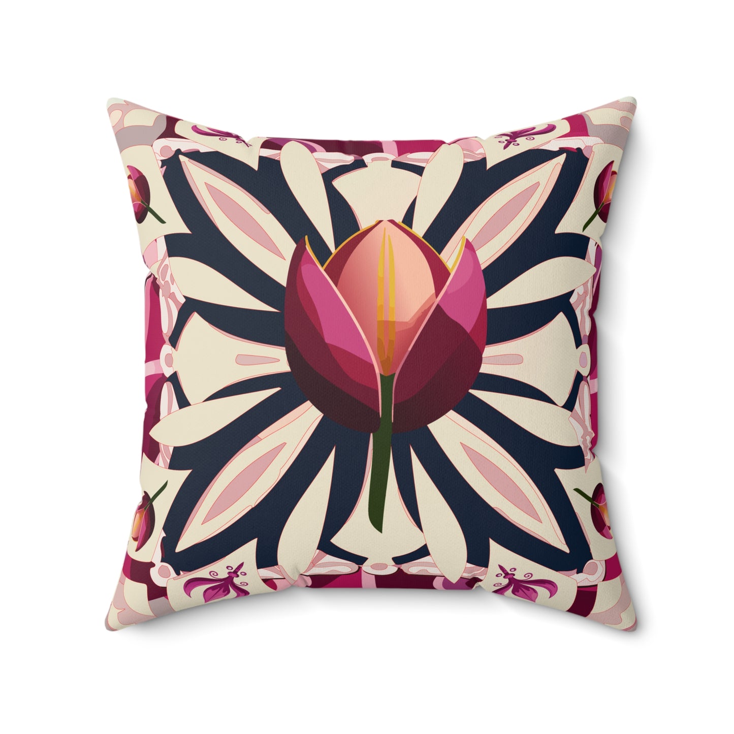 Faux Suede Square Pillow