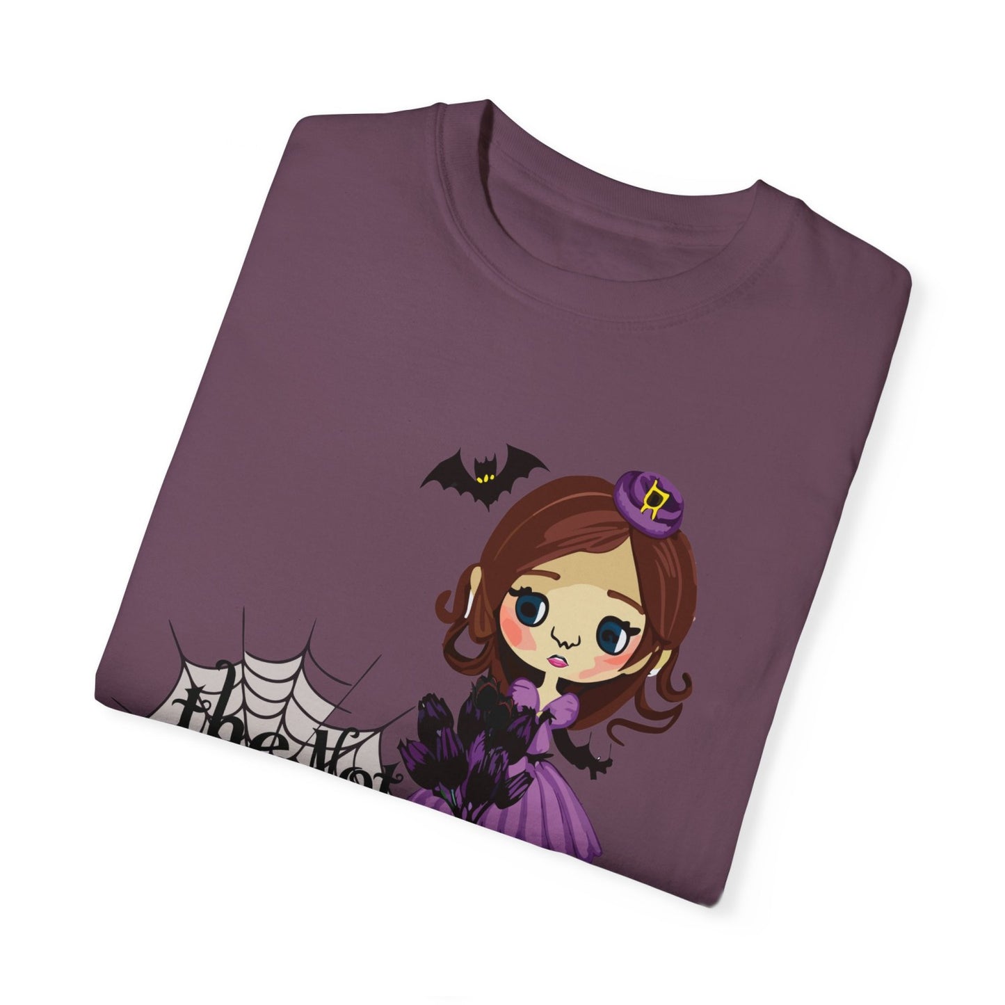 Vintage Inspired Halloween T-Shirt Featuring A Naughty Witch