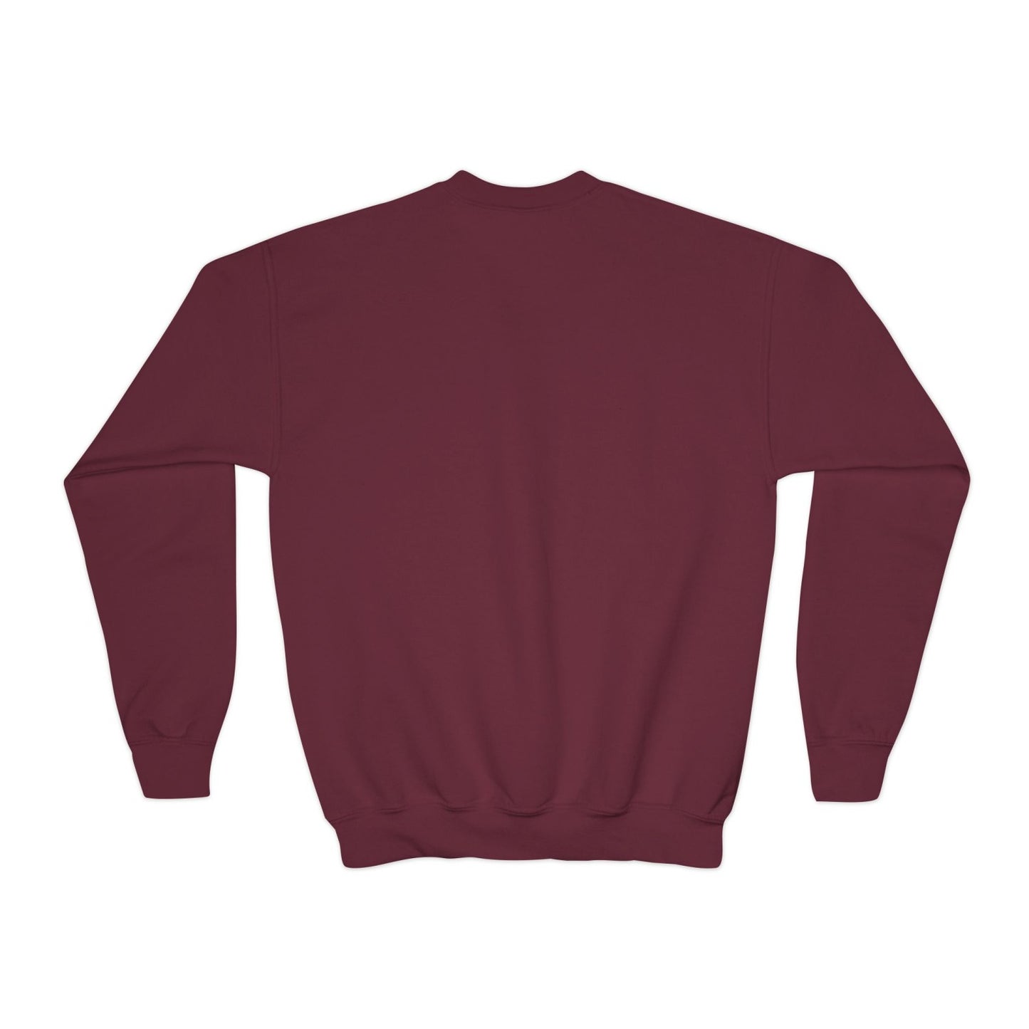 Cozy Youth Crewneck Sweatshirt Featuring Roller Skating Hammy