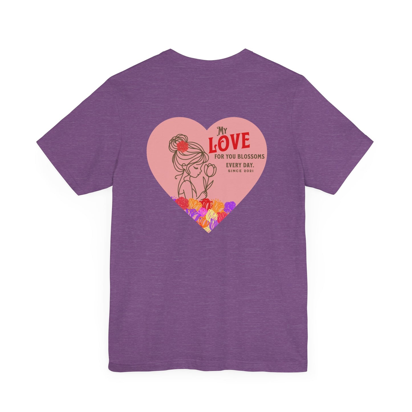 Love In Full Bloom Double-Sided Tee