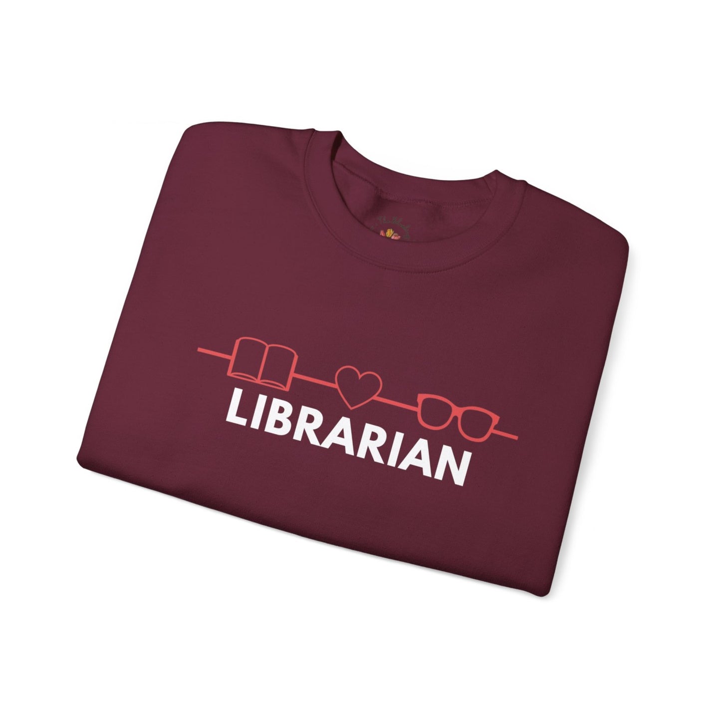Comfy Librarian Crewneck Sweatshirt