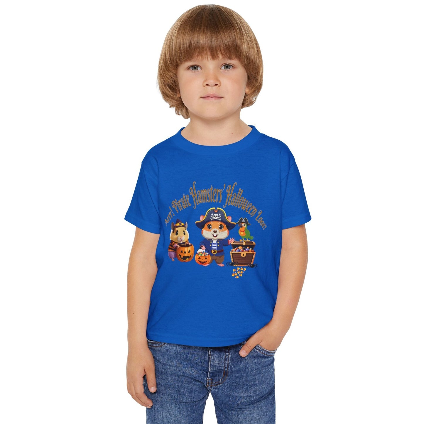 Halloween Inspired Pirate Heavy Cottonâ„¢ Toddler T-shirt