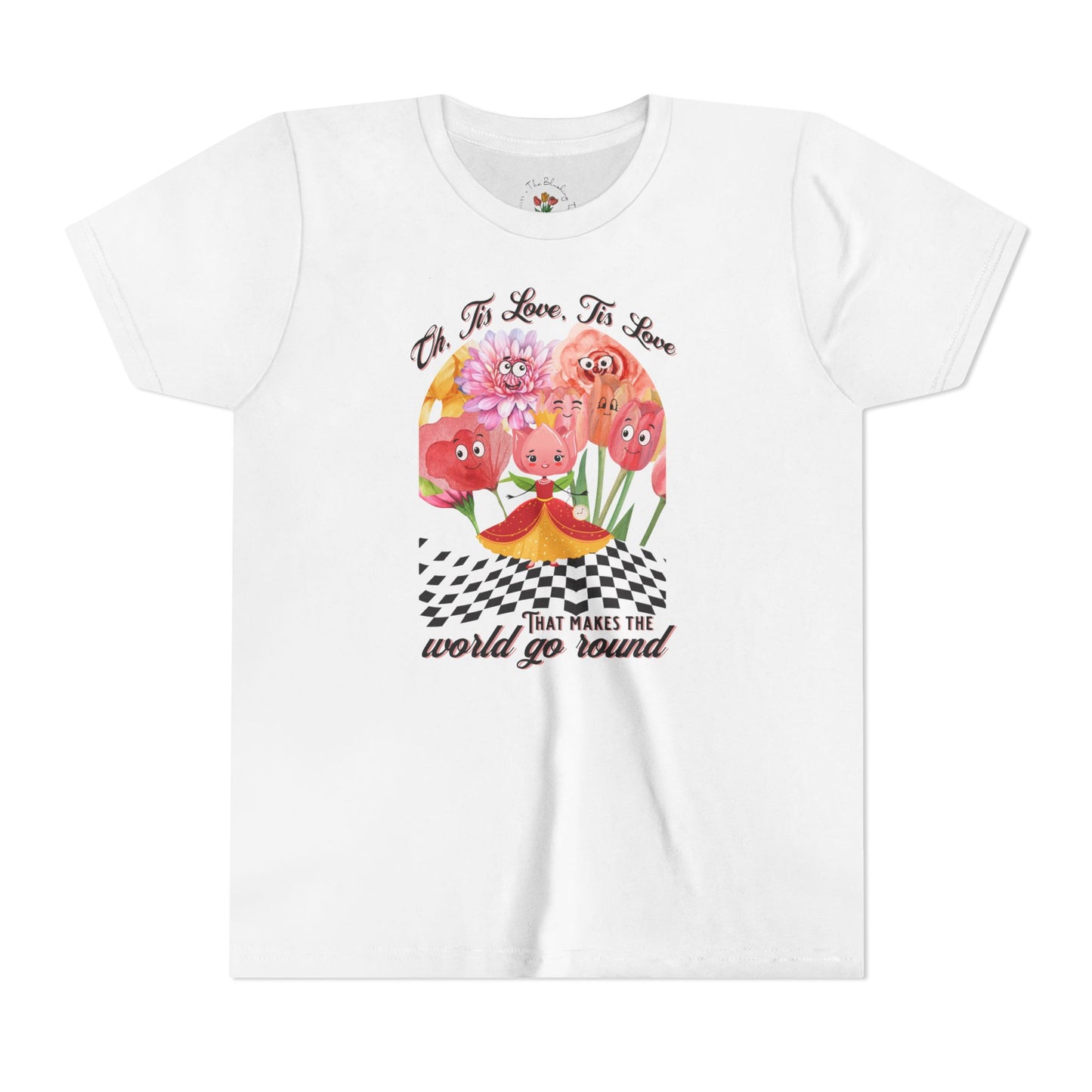 Floral Wonderland Inspired Youth Short Sleeve Tee